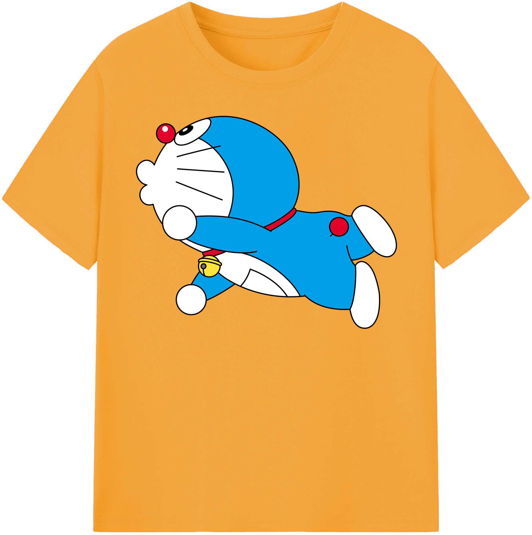 （画像用） ドラえもん Doraemon レディースカジュアルプリントTシャツ（綿100％）