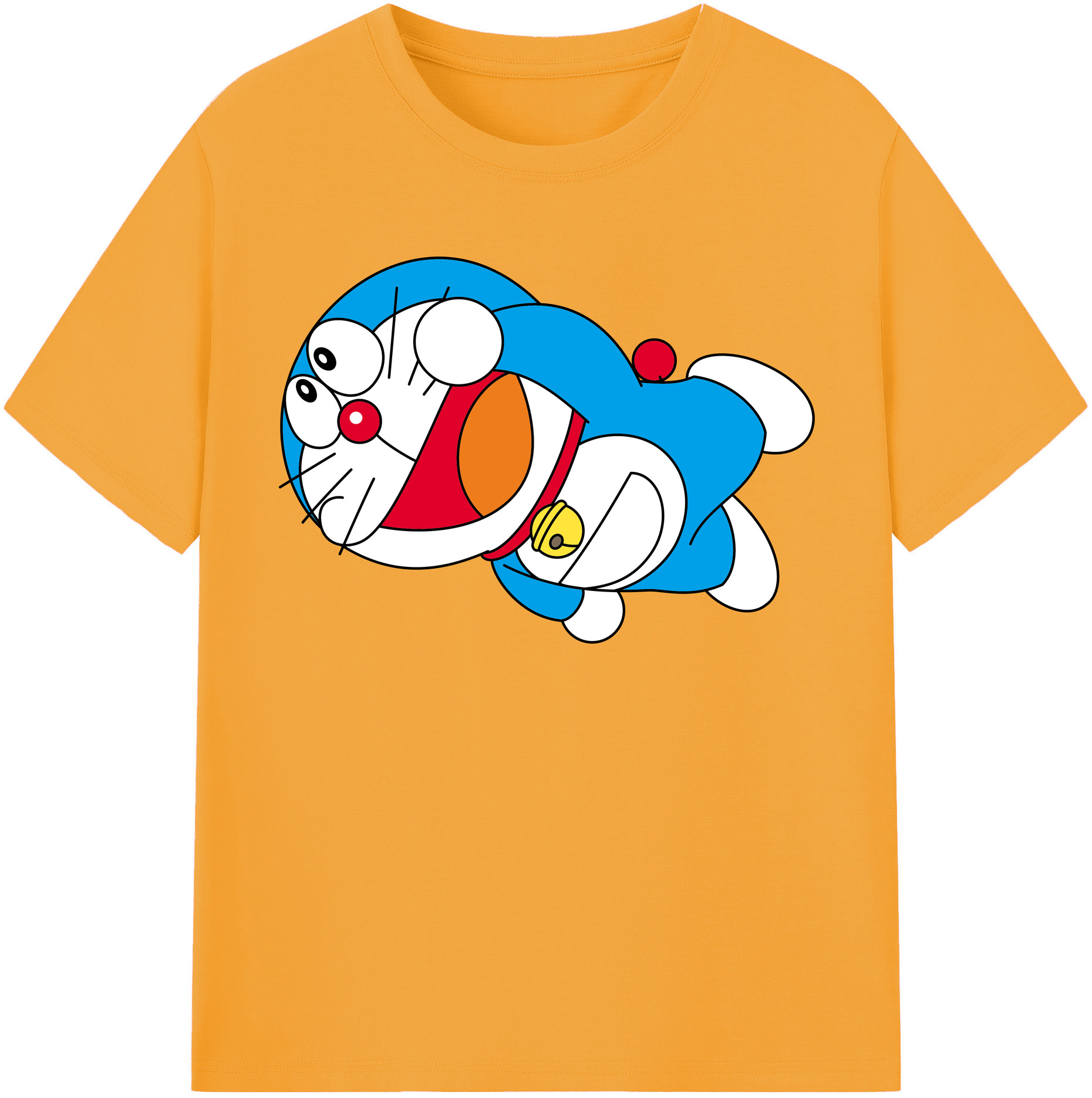 （画像用） ドラえもん Doraemon レディースカジュアルプリントTシャツ（綿100％）