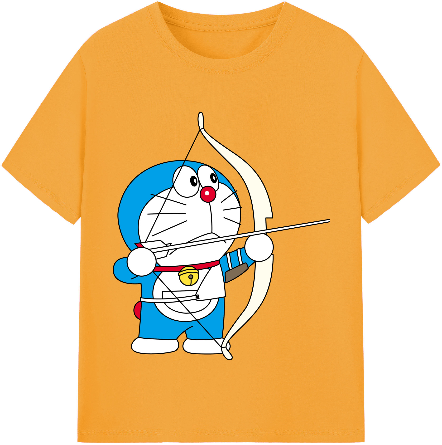 （画像用） ドラえもん Doraemon レディースカジュアルプリントTシャツ（綿100％）