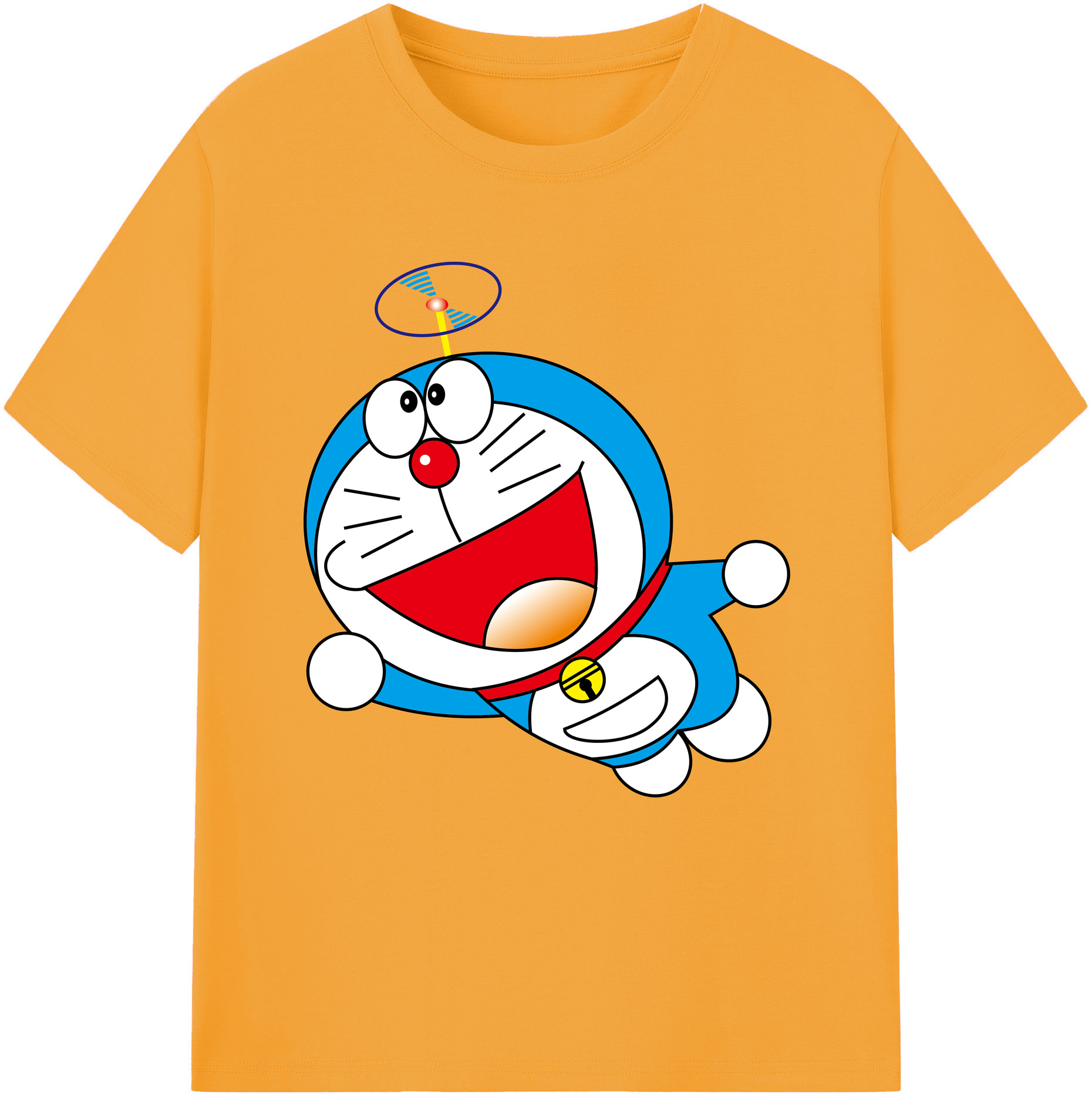 （画像用） ドラえもん Doraemon レディースカジュアルプリントTシャツ（綿100％）