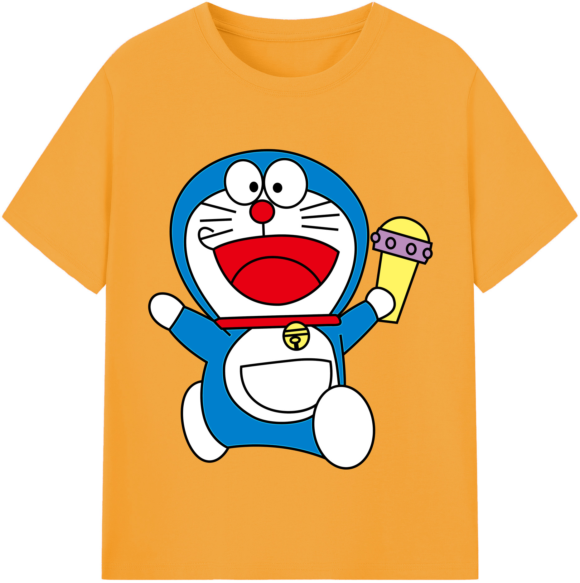 （画像用） ドラえもん Doraemon レディースカジュアルプリントTシャツ（綿100％）