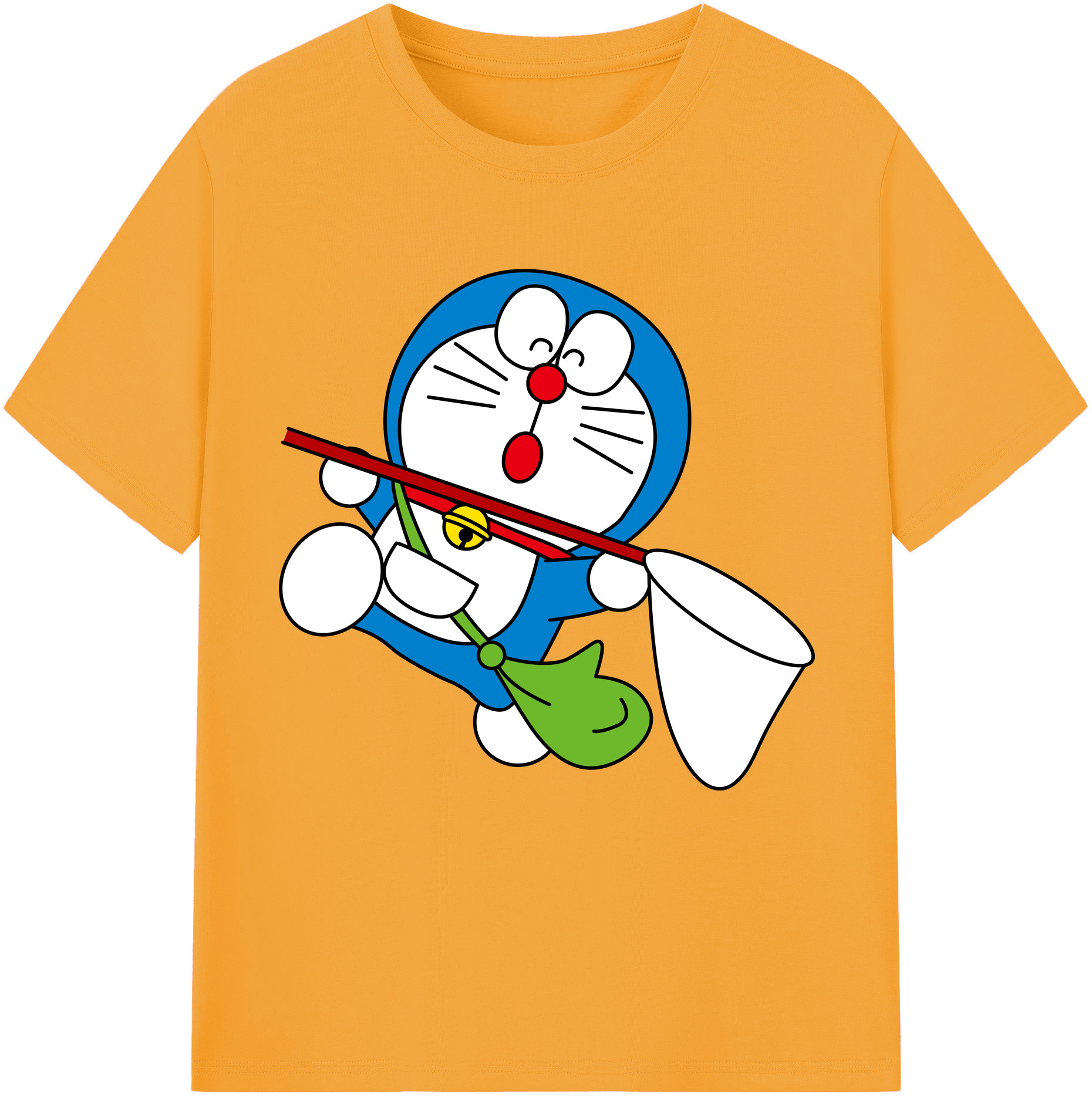 （画像用） ドラえもん Doraemon レディースカジュアルプリントTシャツ（綿100％）