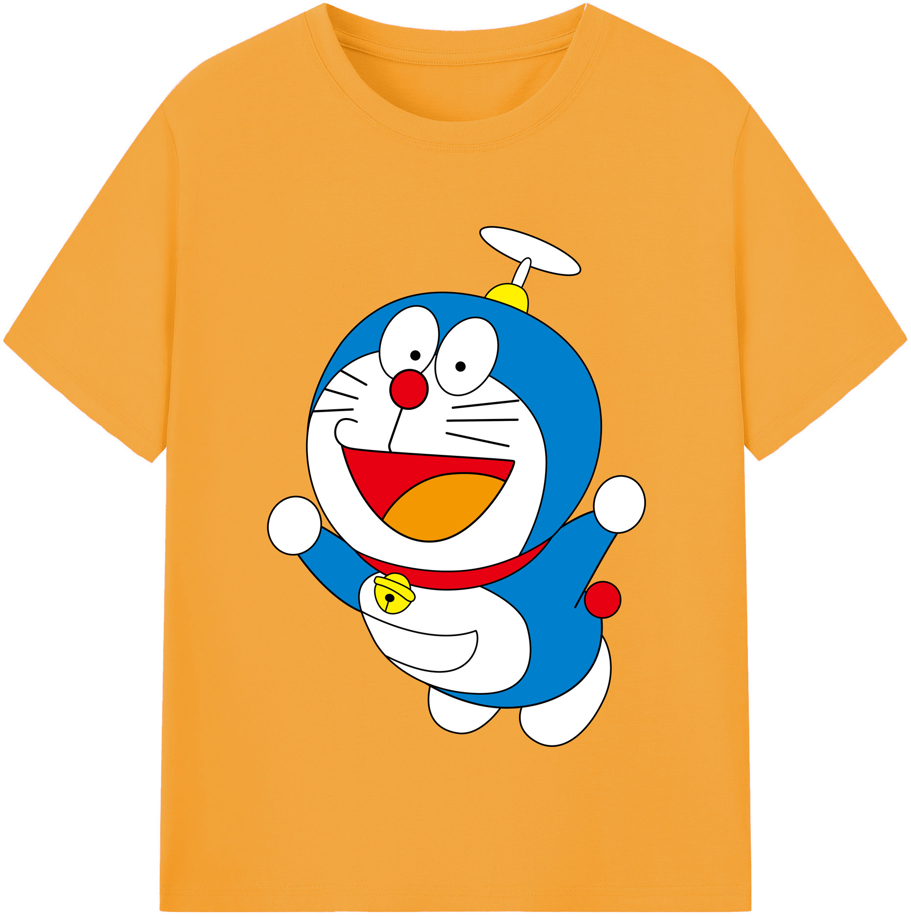 （画像用） ドラえもん Doraemon レディースカジュアルプリントTシャツ（綿100％）