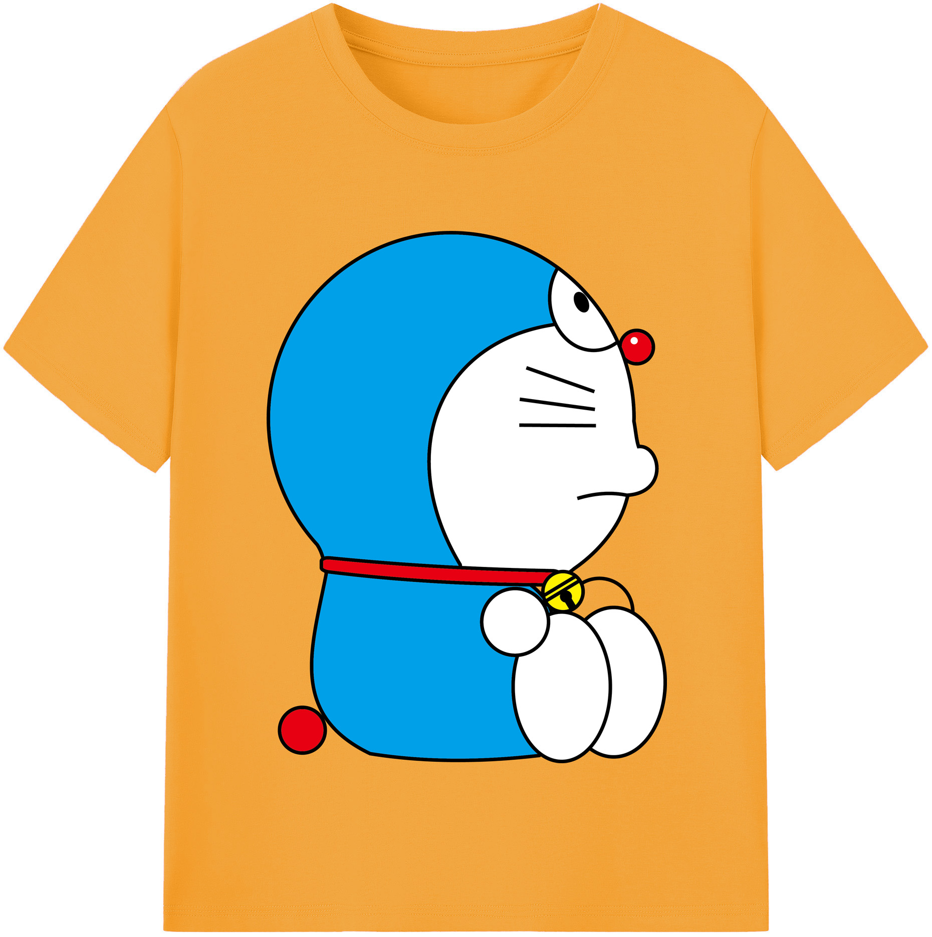 （画像用） ドラえもん Doraemon レディースカジュアルプリントTシャツ（綿100％）
