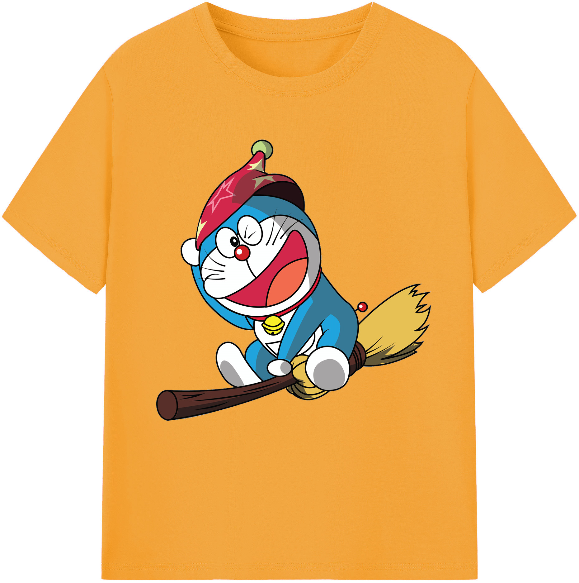 （画像用） ドラえもん Doraemon レディースカジュアルプリントTシャツ（綿100％）