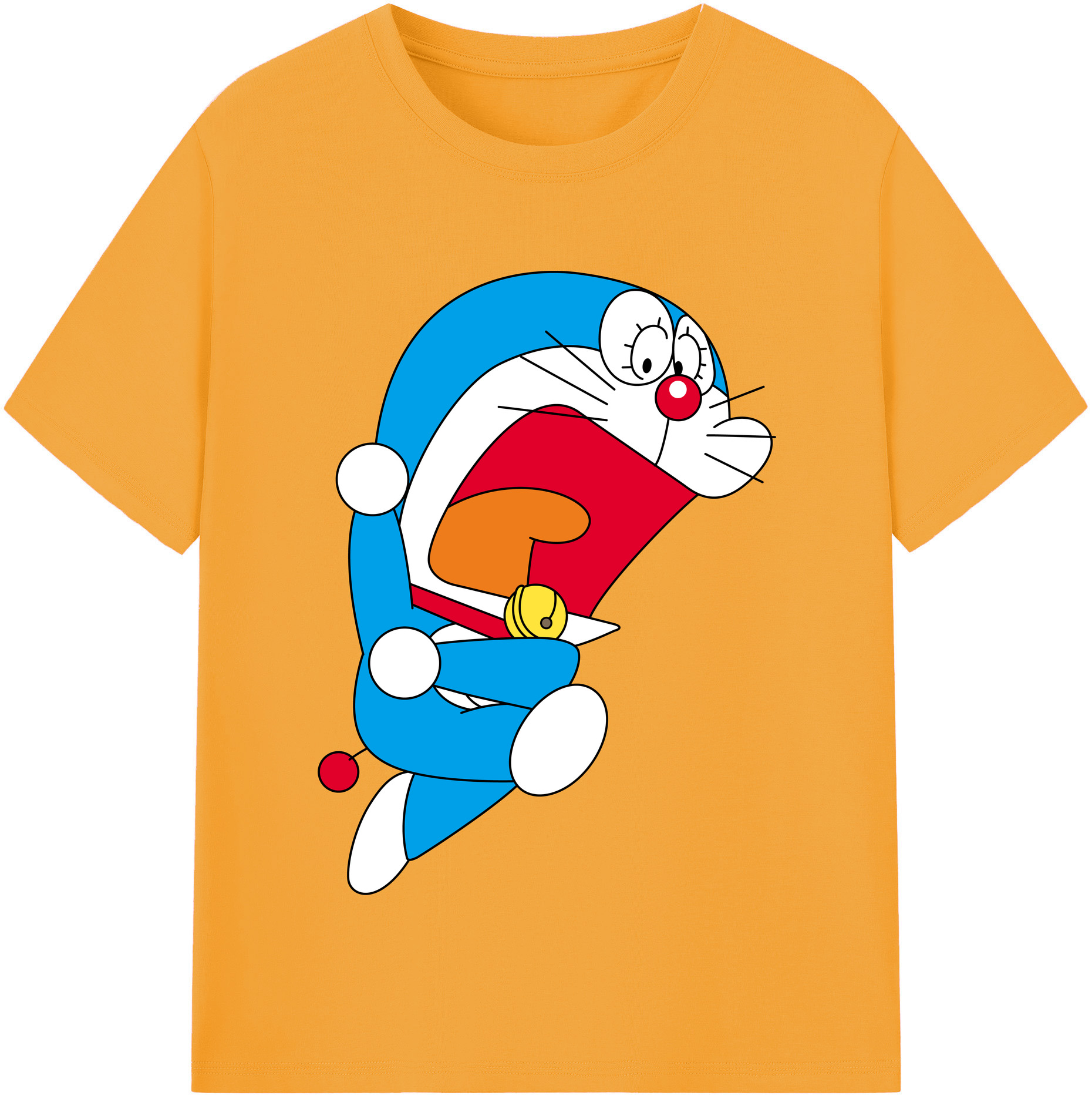 （画像用） ドラえもん Doraemon レディースカジュアルプリントTシャツ（綿100％）