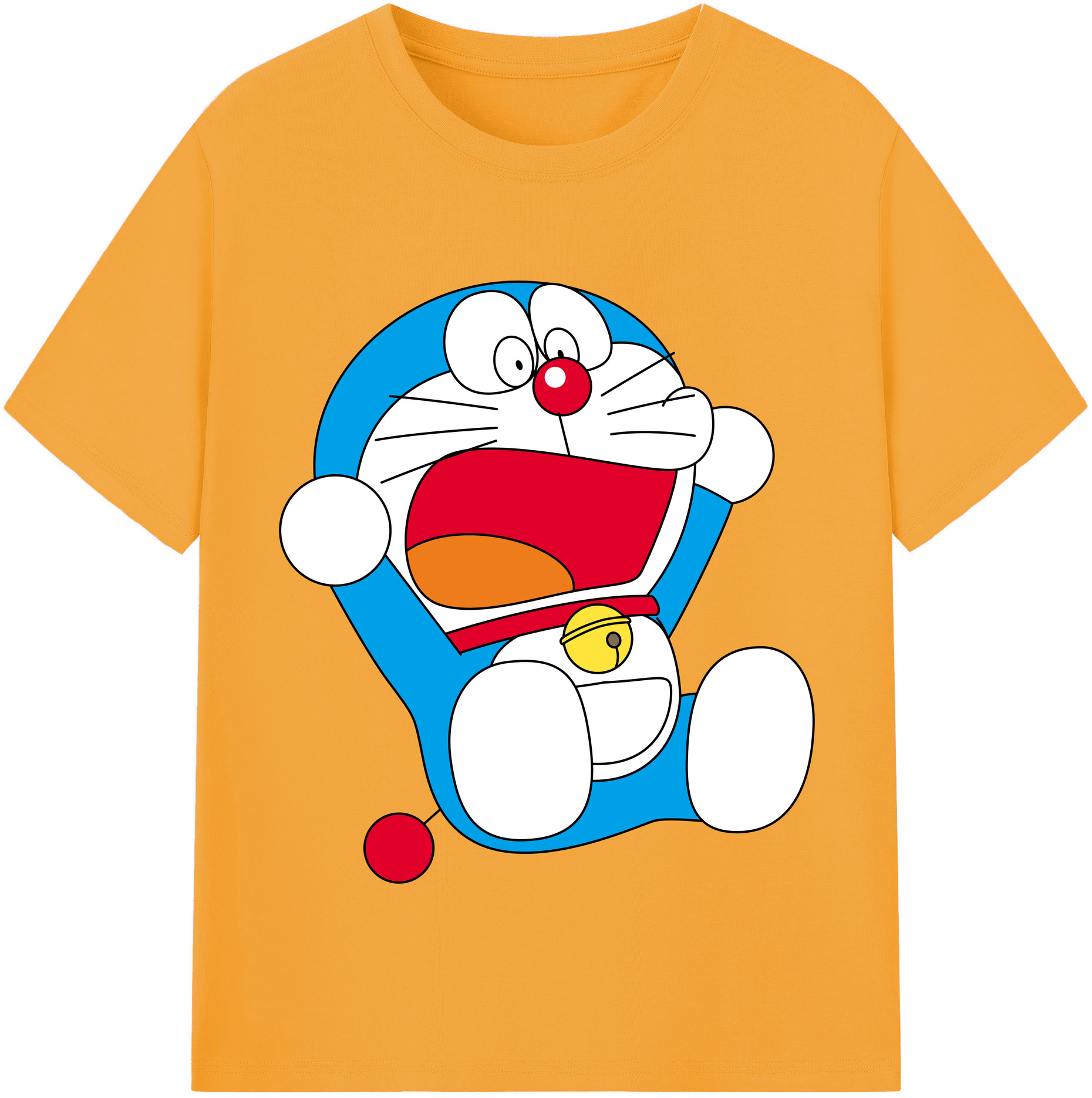 （画像用） ドラえもん Doraemon レディースカジュアルプリントTシャツ（綿100％）