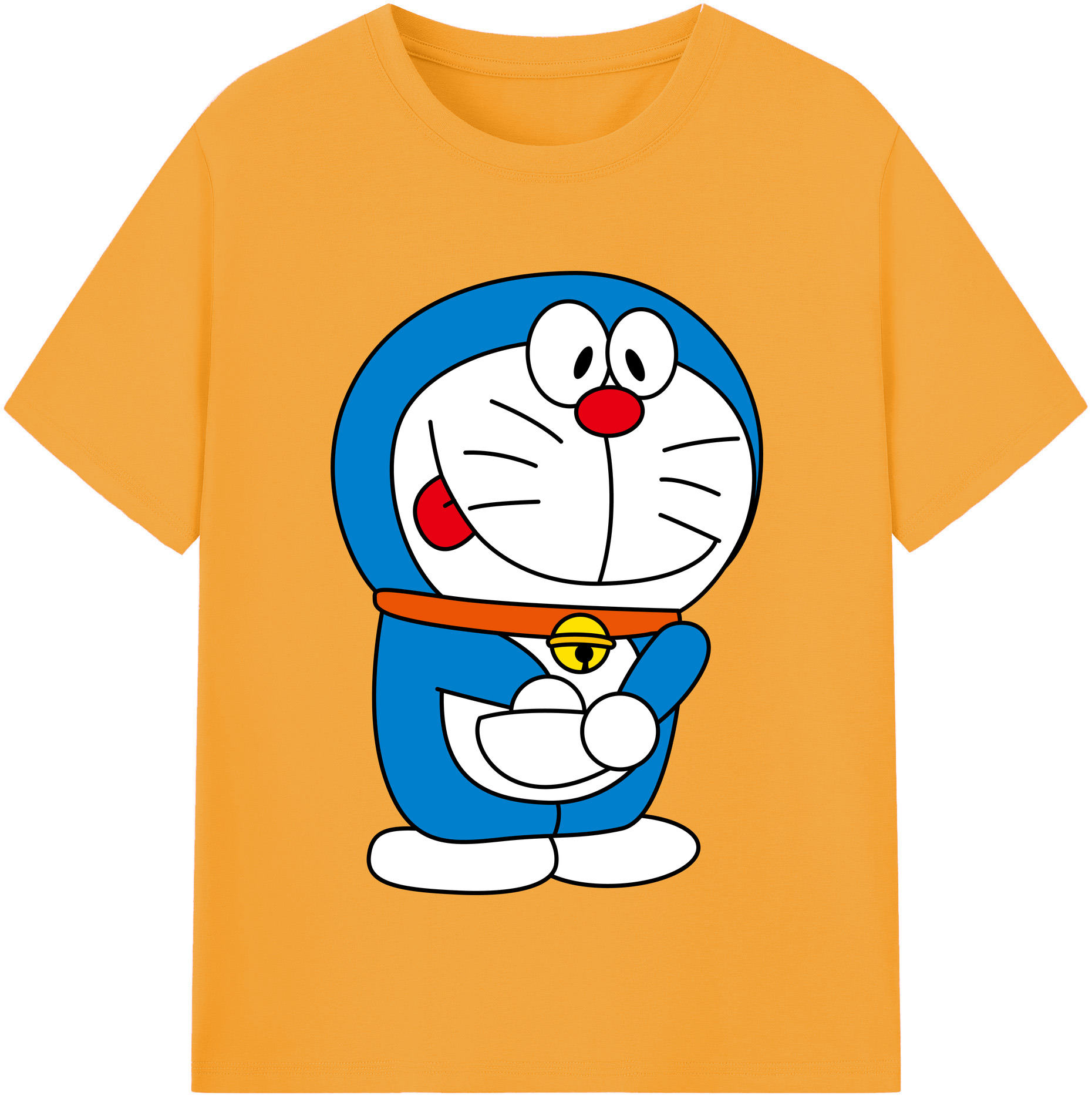 （画像用） ドラえもん Doraemon レディースカジュアルプリントTシャツ（綿100％）