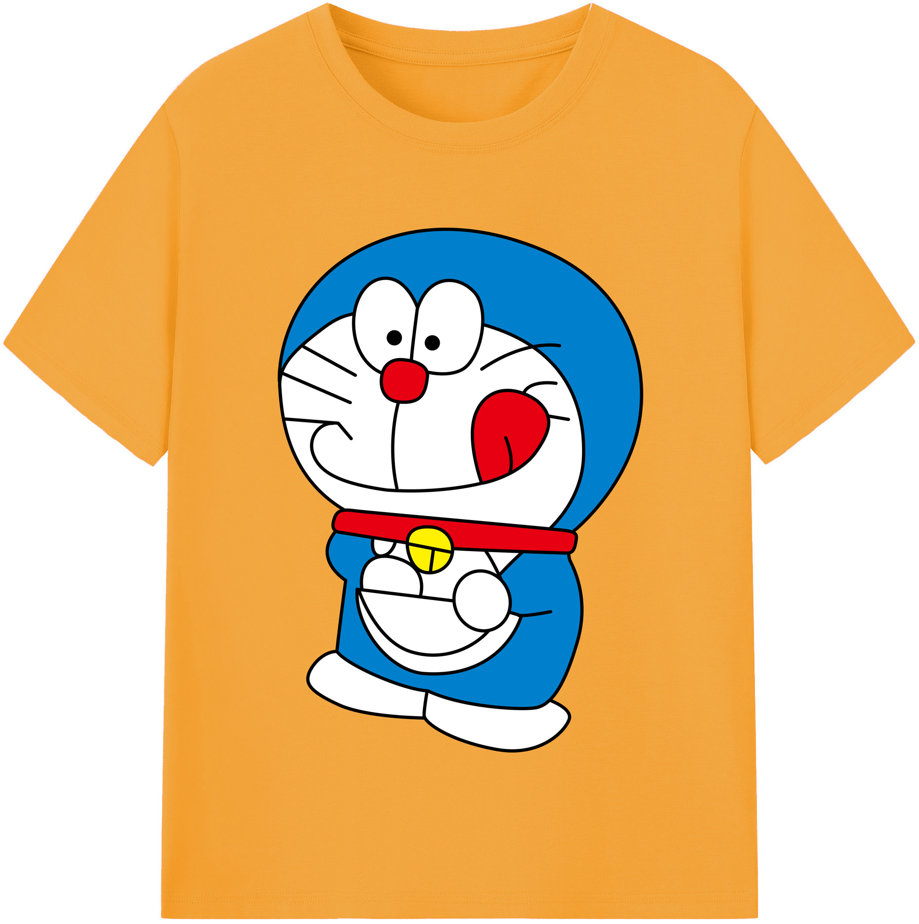 （画像用） ドラえもん Doraemon レディースカジュアルプリントTシャツ（綿100％）