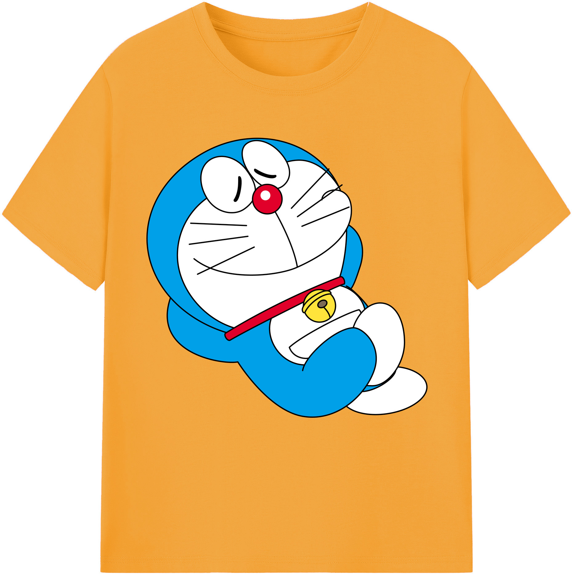 （画像用） ドラえもん Doraemon レディースカジュアルプリントTシャツ（綿100％）