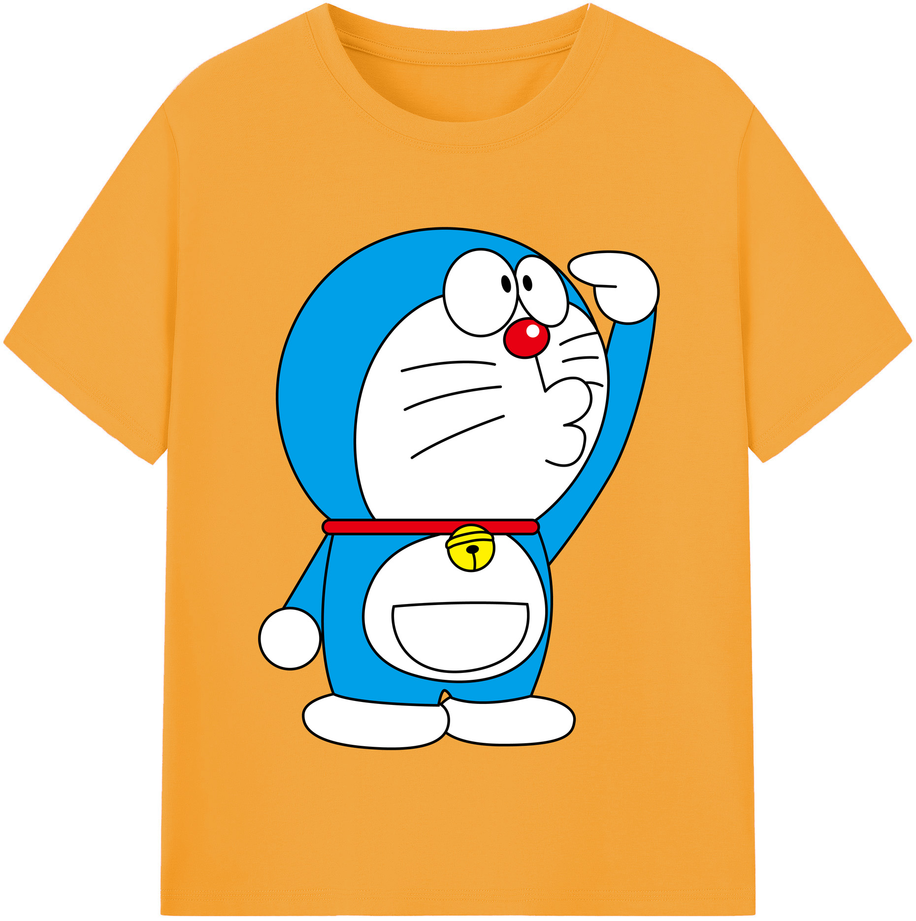 （画像用） ドラえもん Doraemon レディースカジュアルプリントTシャツ（綿100％）
