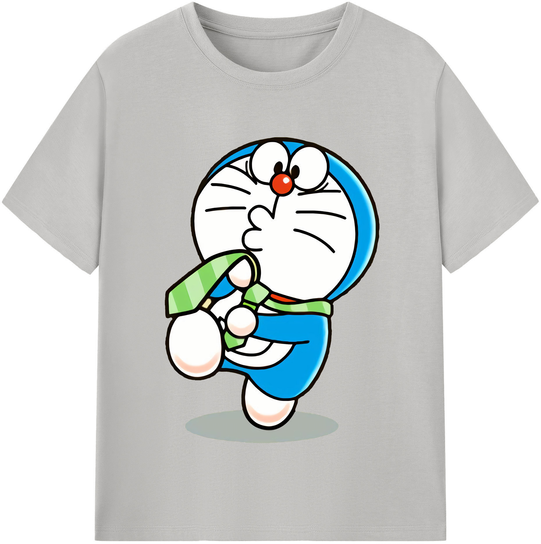（画像用） ドラえもん Doraemon レディースカジュアルプリントTシャツ（綿100％）
