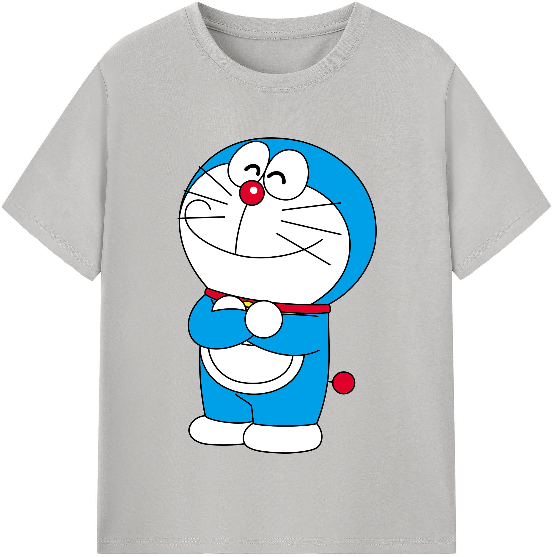 （画像用） ドラえもん Doraemon レディースカジュアルプリントTシャツ（綿100％）