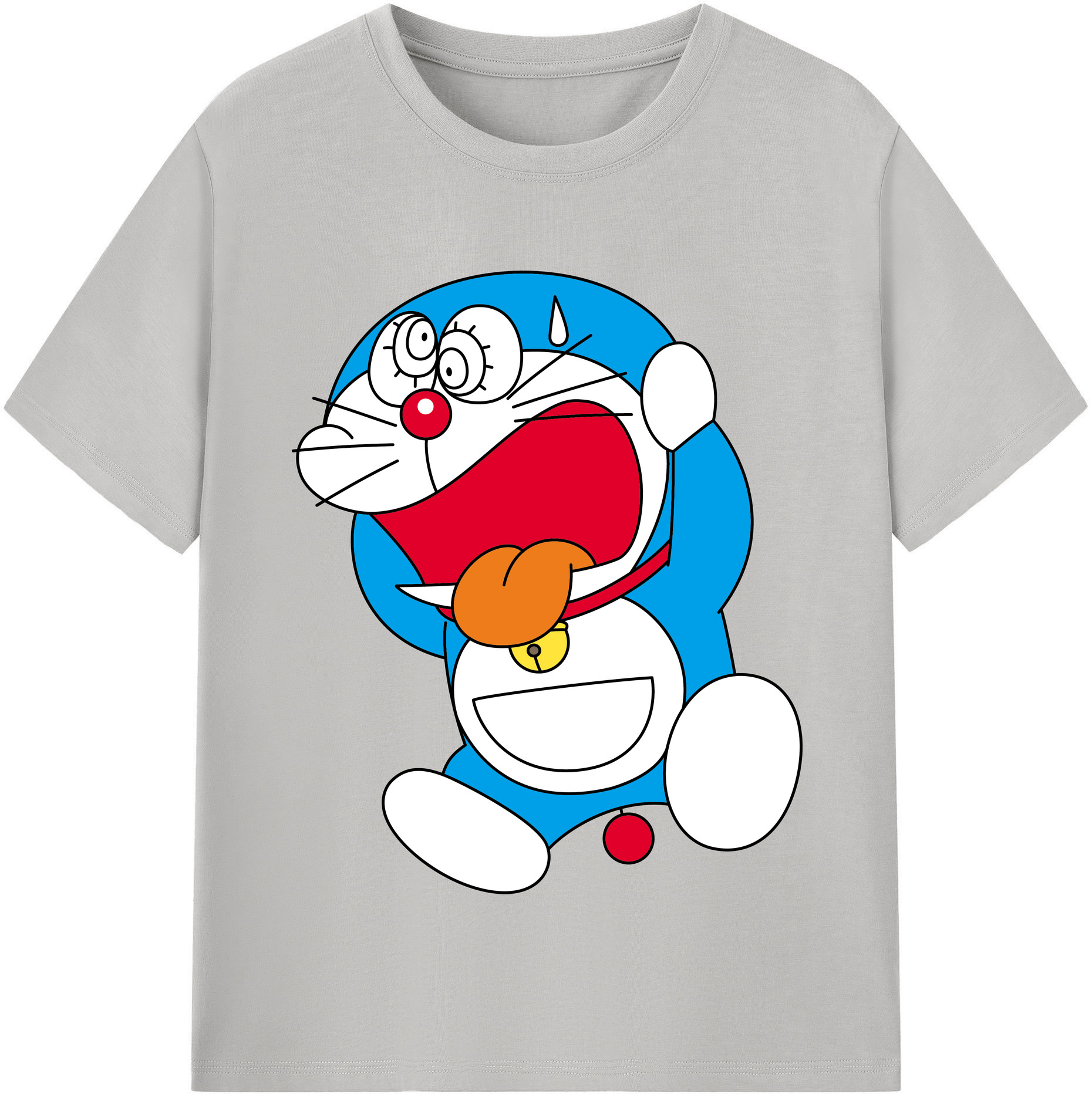 （画像用） ドラえもん Doraemon レディースカジュアルプリントTシャツ（綿100％）