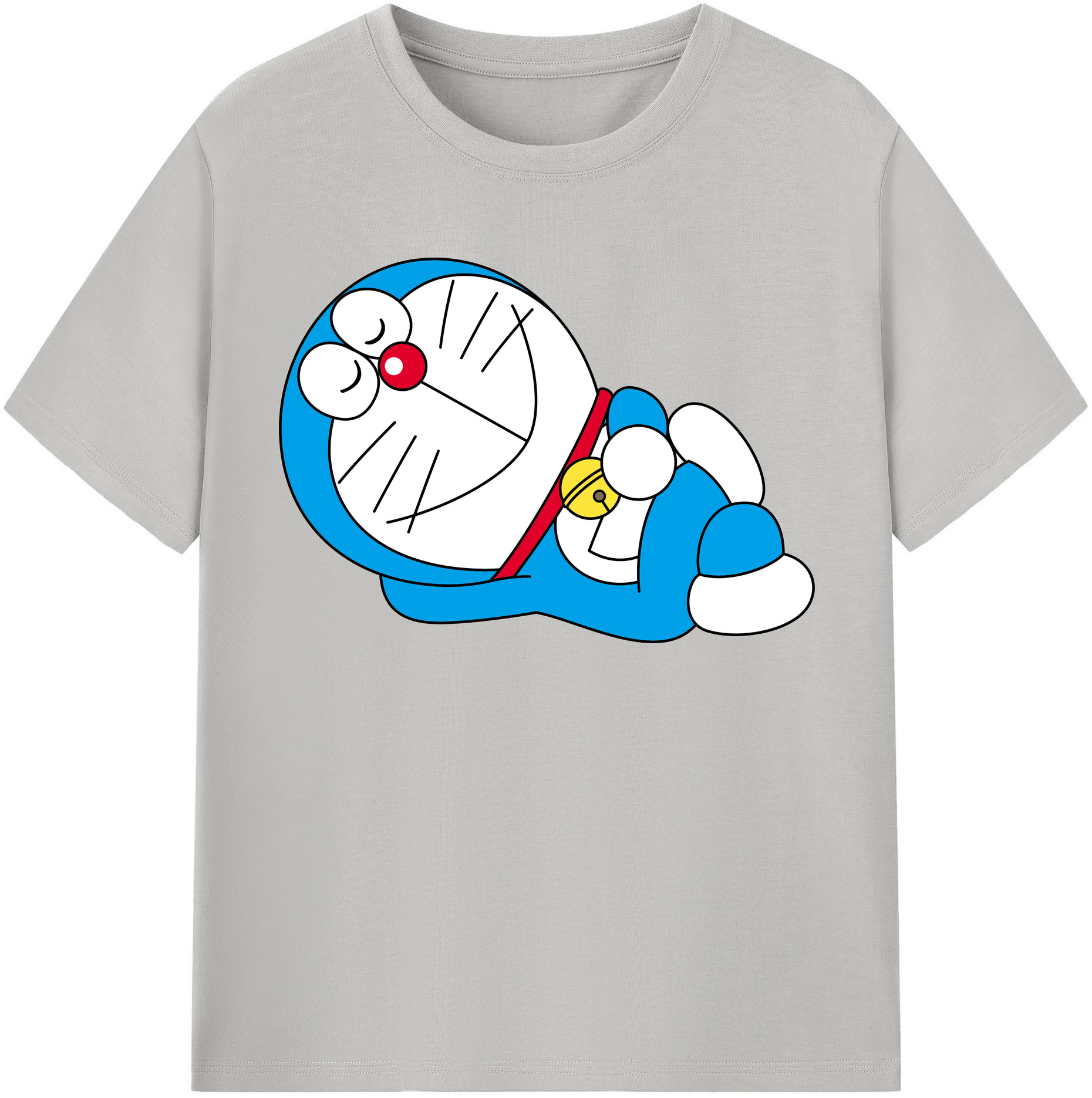 （画像用） ドラえもん Doraemon レディースカジュアルプリントTシャツ（綿100％）