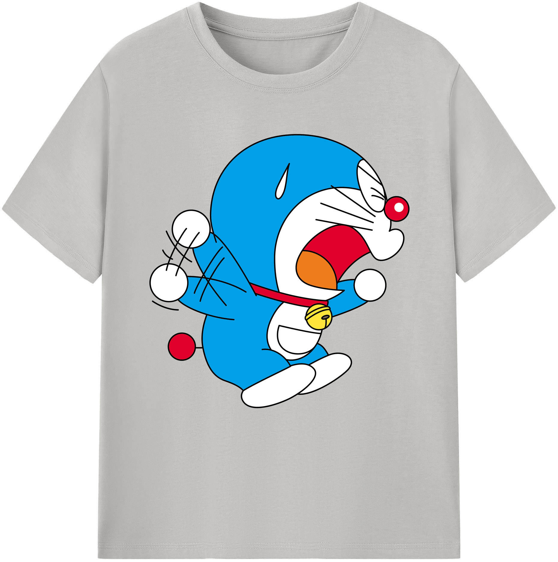 （画像用） ドラえもん Doraemon レディースカジュアルプリントTシャツ（綿100％）