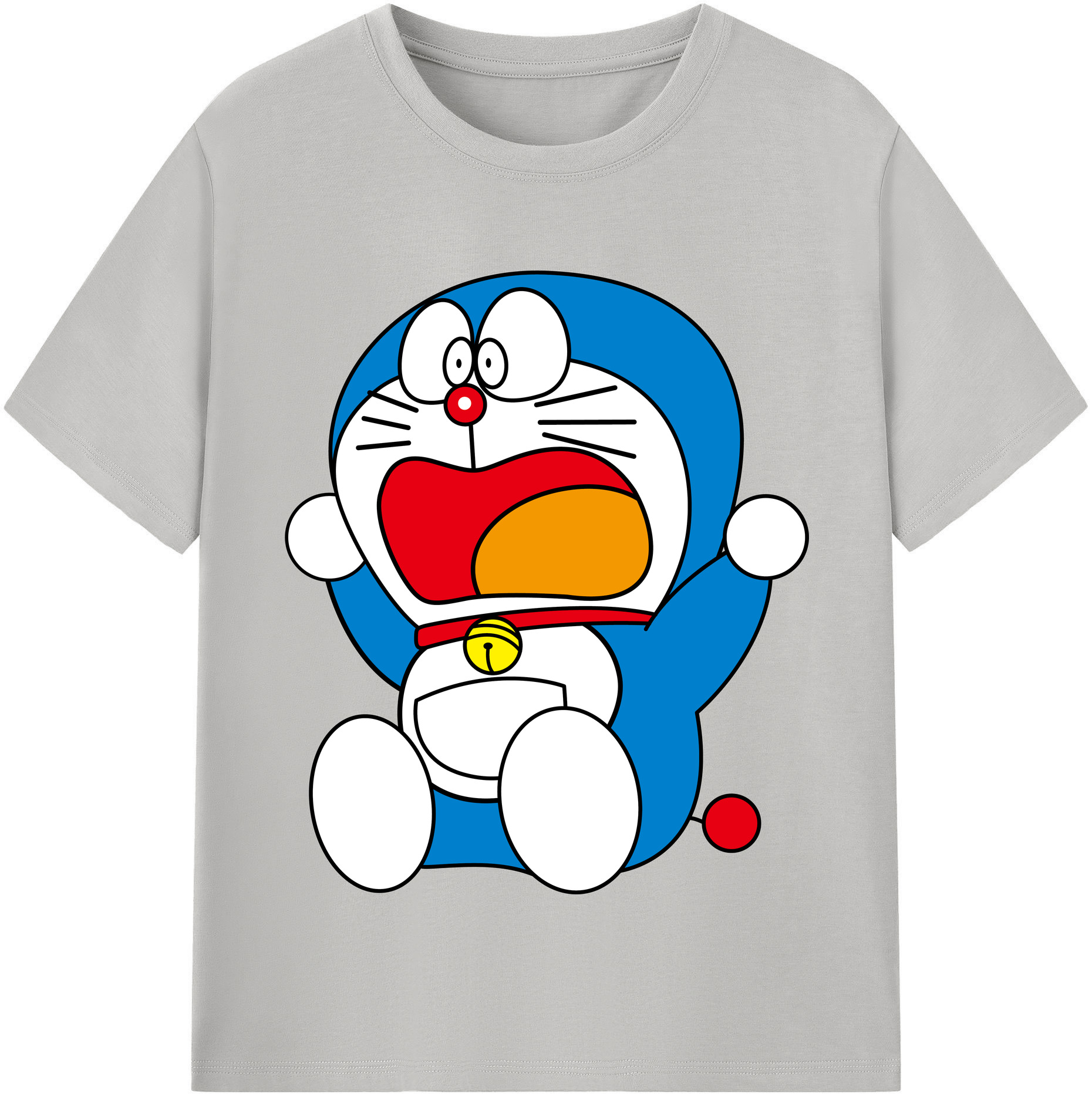 （画像用） ドラえもん Doraemon レディースカジュアルプリントTシャツ（綿100％）