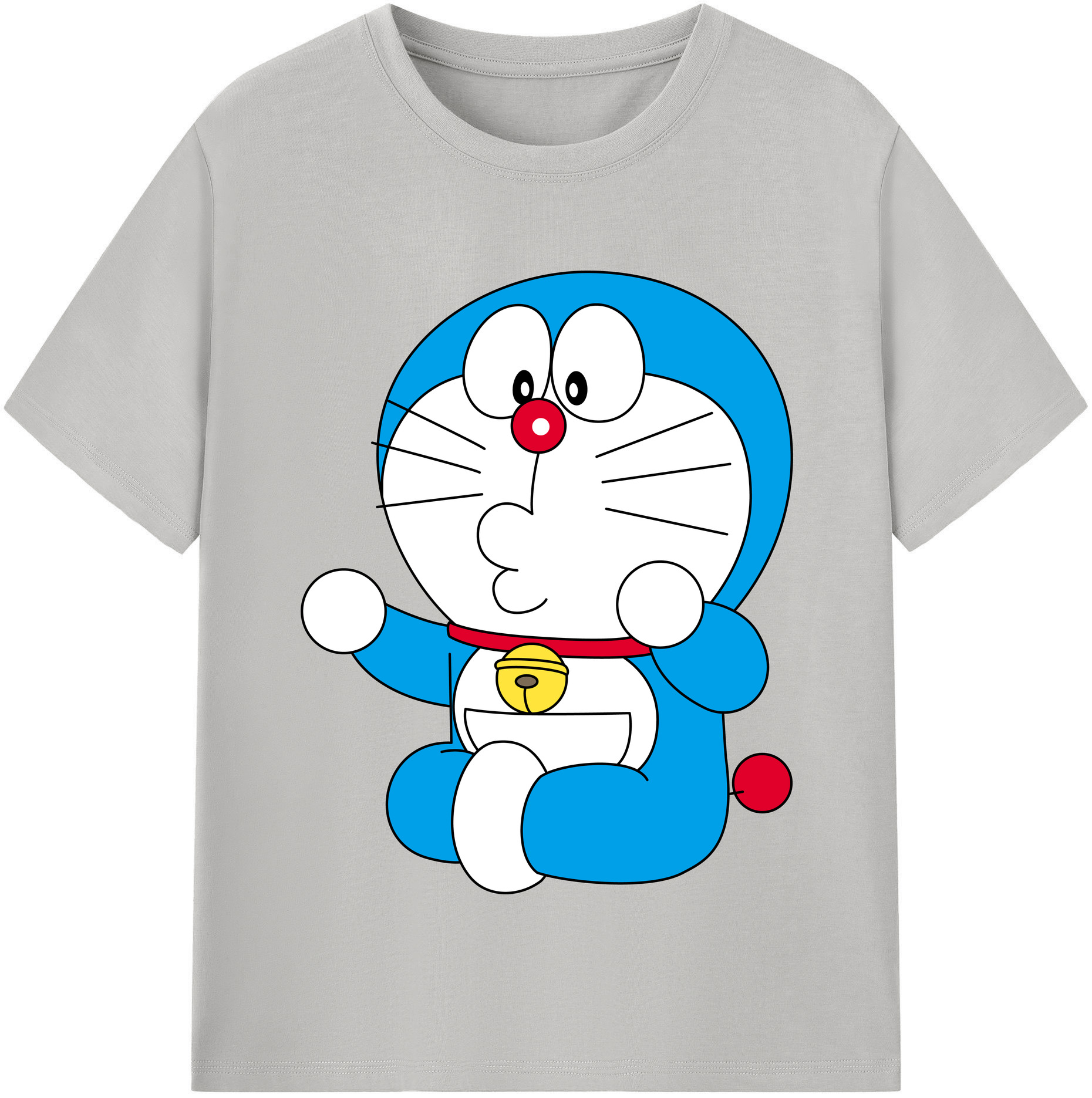 （画像用） ドラえもん Doraemon レディースカジュアルプリントTシャツ（綿100％）