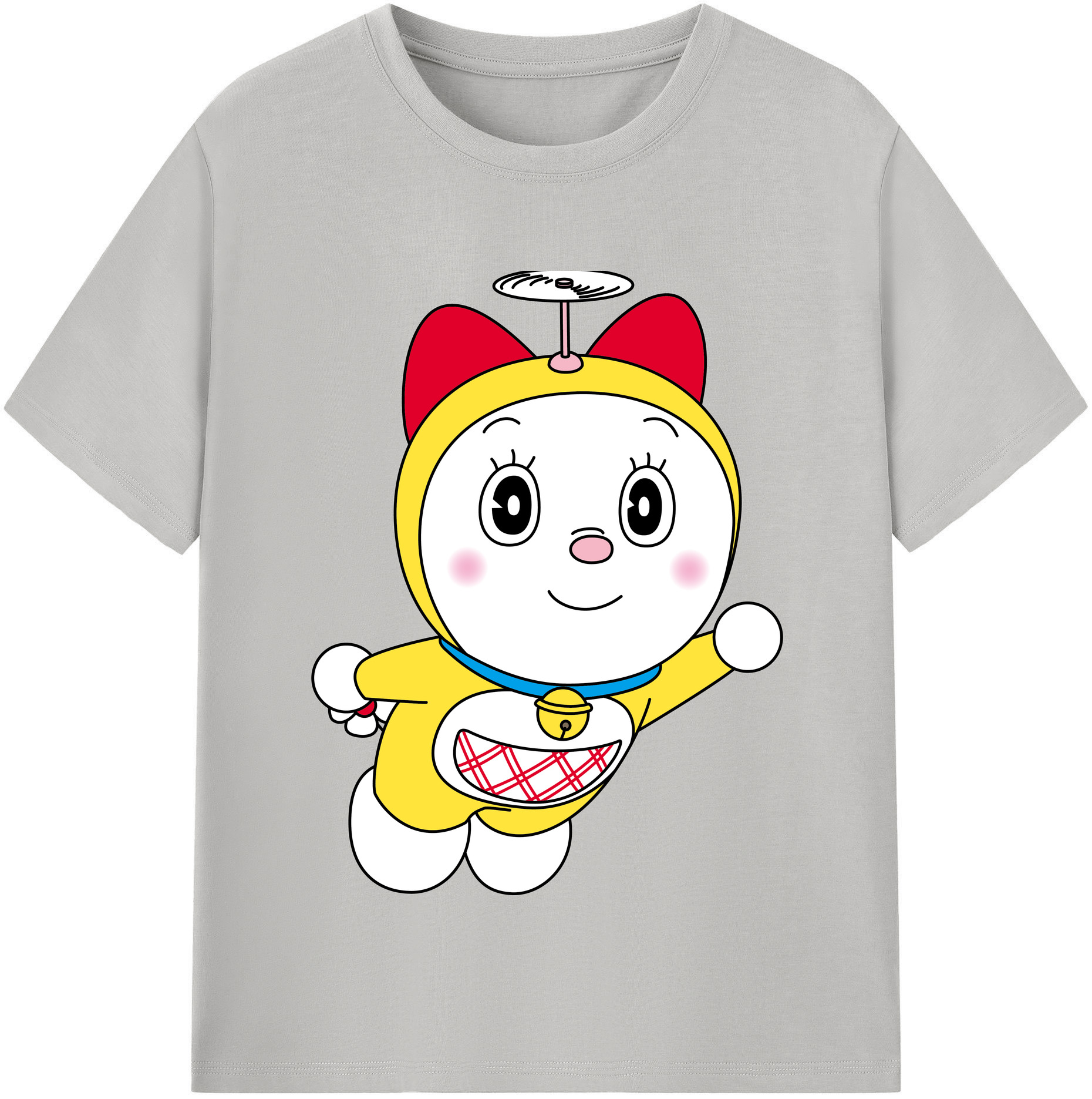 （画像用） ドラえもん ドラミ Doraemon Dorami レディースカジュアルプリントTシャツ（綿100％）