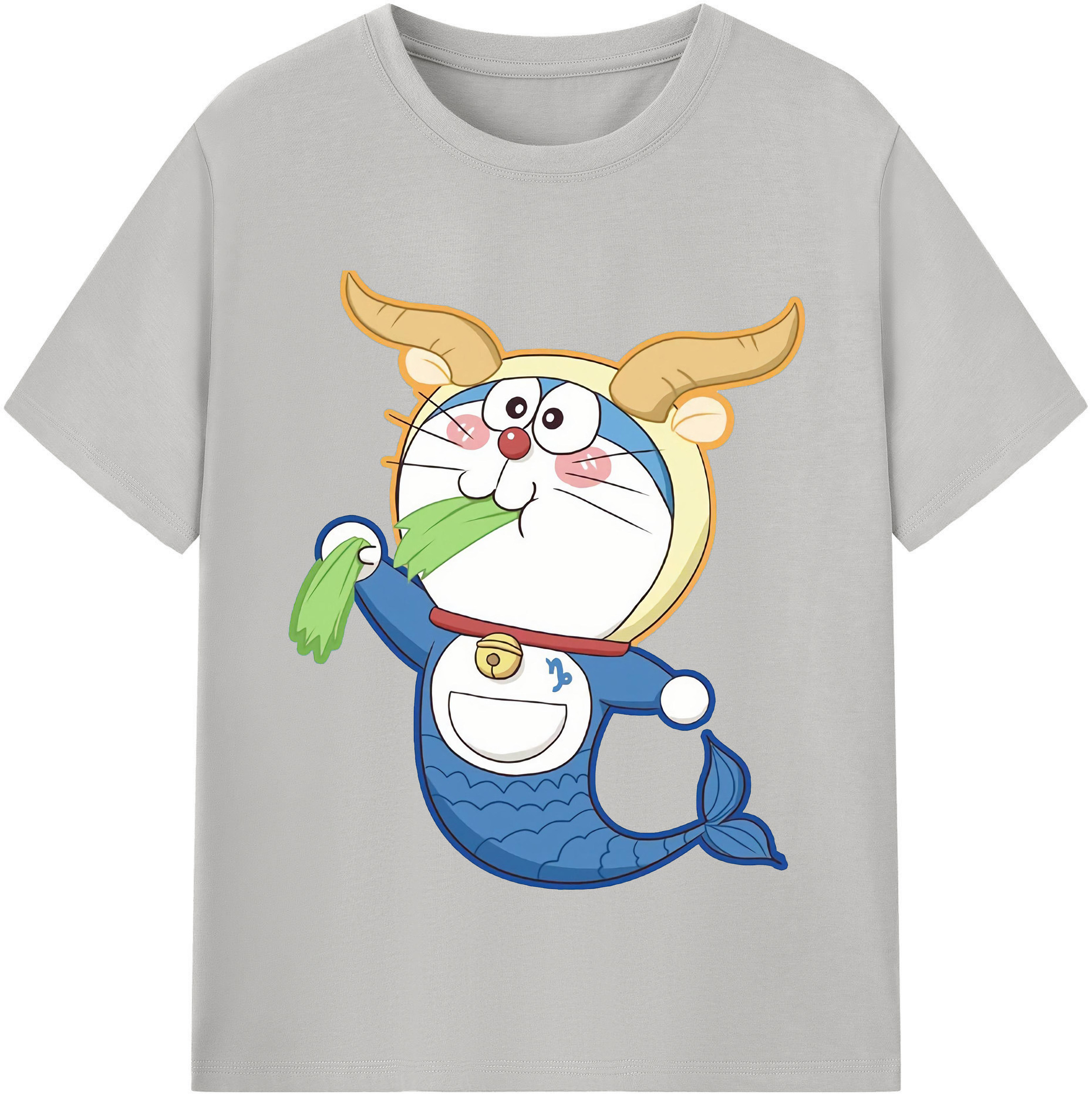（画像用） ドラえもん Doraemon レディースカジュアルプリントTシャツ（綿100％）
