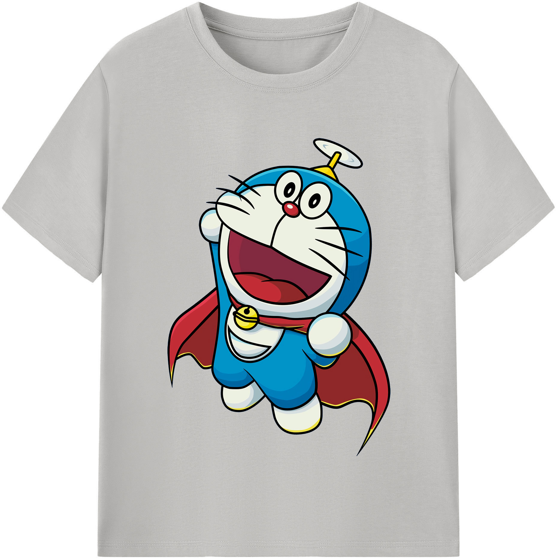 （画像用） ドラえもん Doraemon レディースカジュアルプリントTシャツ（綿100％）