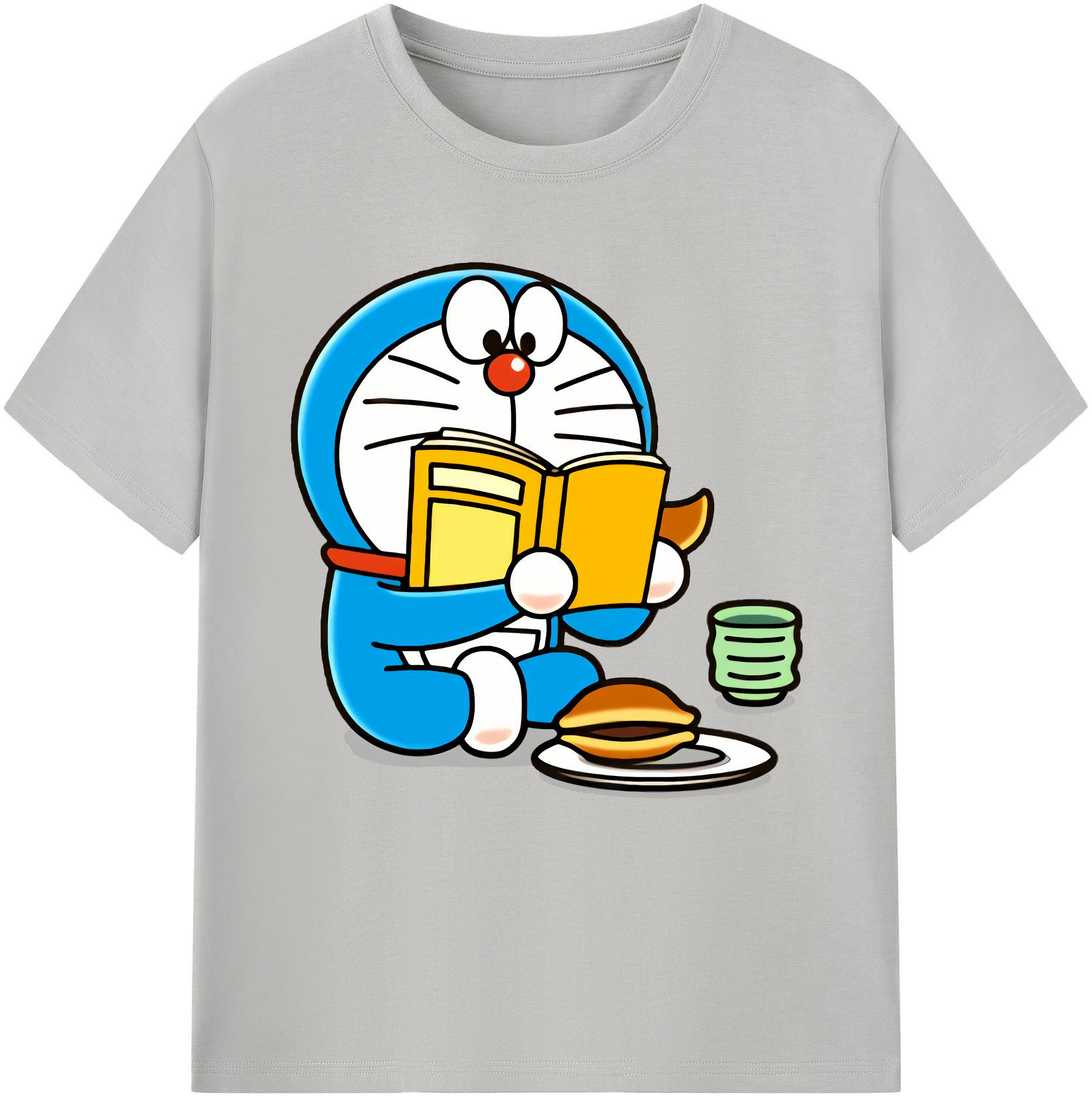 （画像用） ドラえもん Doraemon レディースカジュアルプリントTシャツ（綿100％）