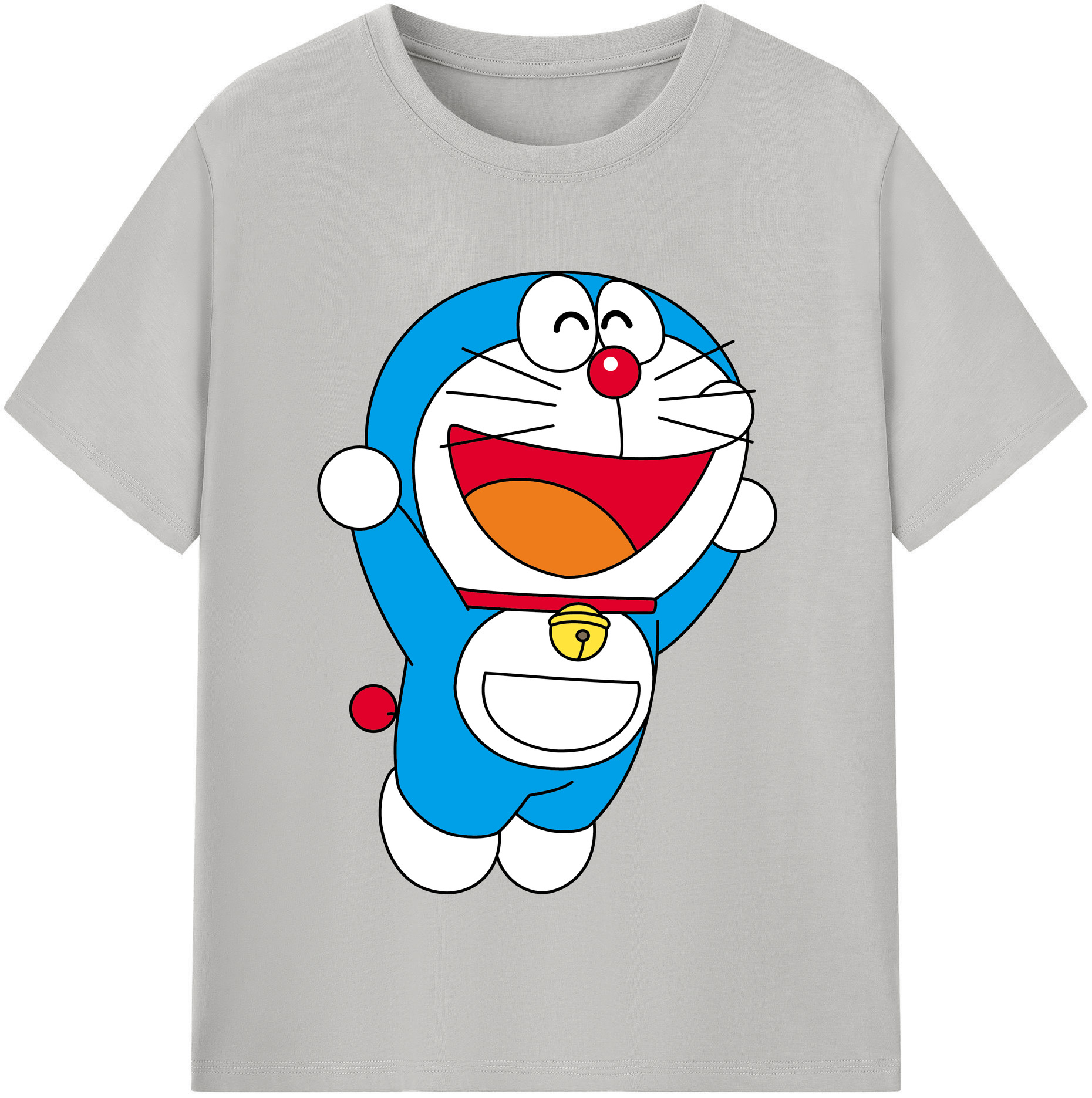 （画像用） ドラえもん Doraemon レディースカジュアルプリントTシャツ（綿100％）