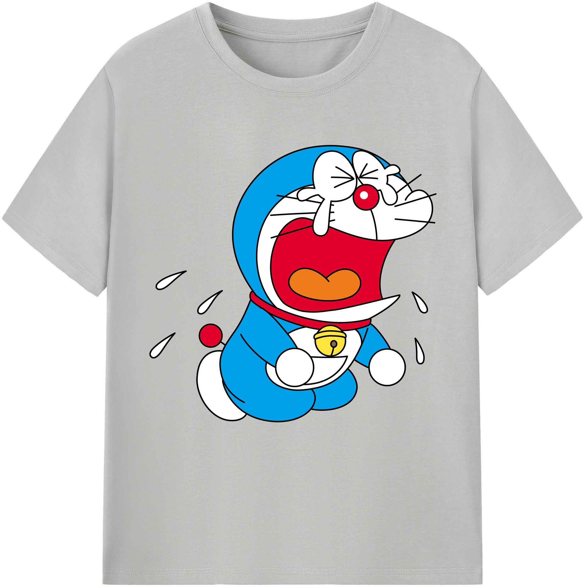 （画像用） ドラえもん Doraemon レディースカジュアルプリントTシャツ（綿100％）