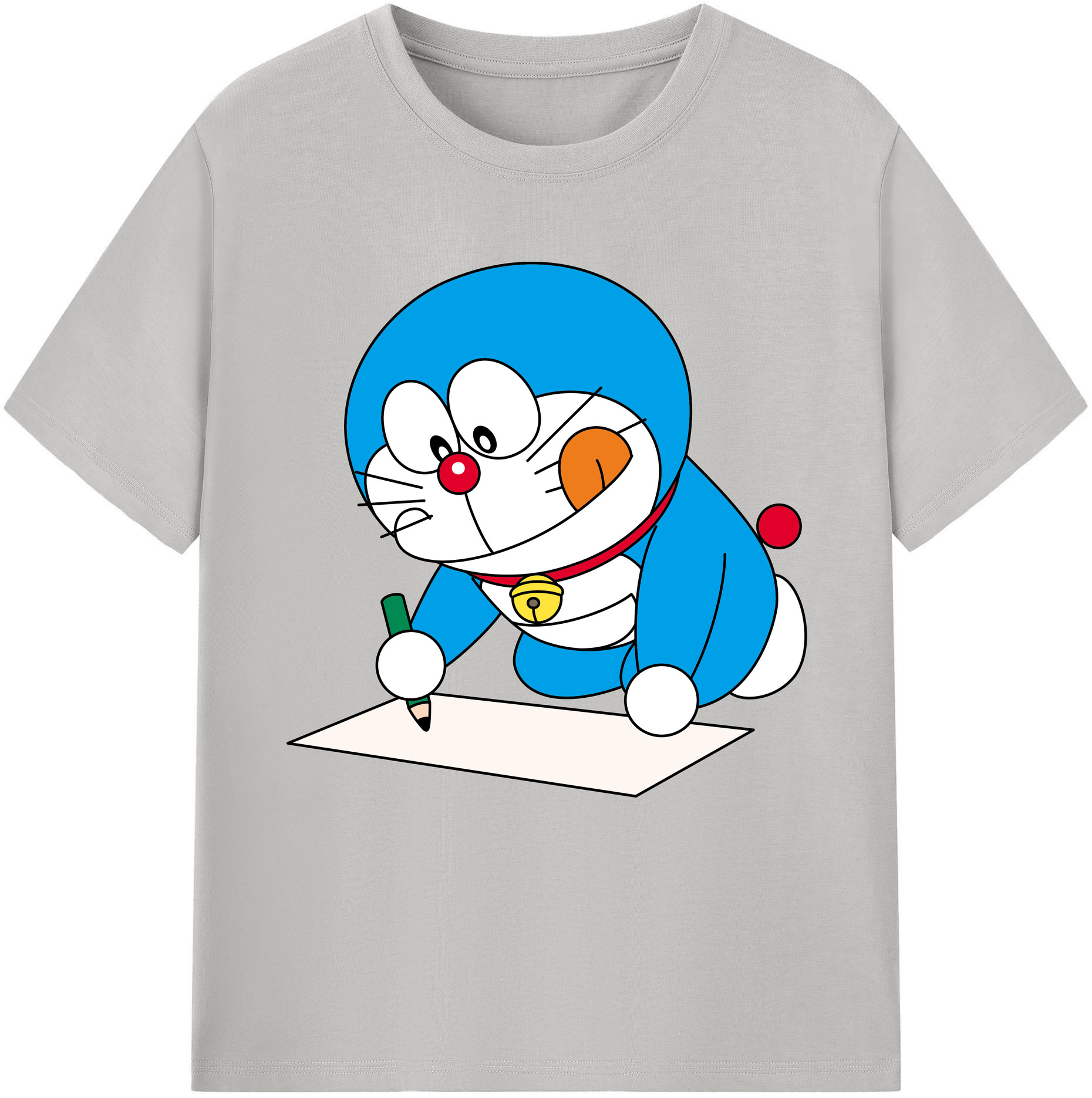 （画像用） ドラえもん Doraemon レディースカジュアルプリントTシャツ（綿100％）