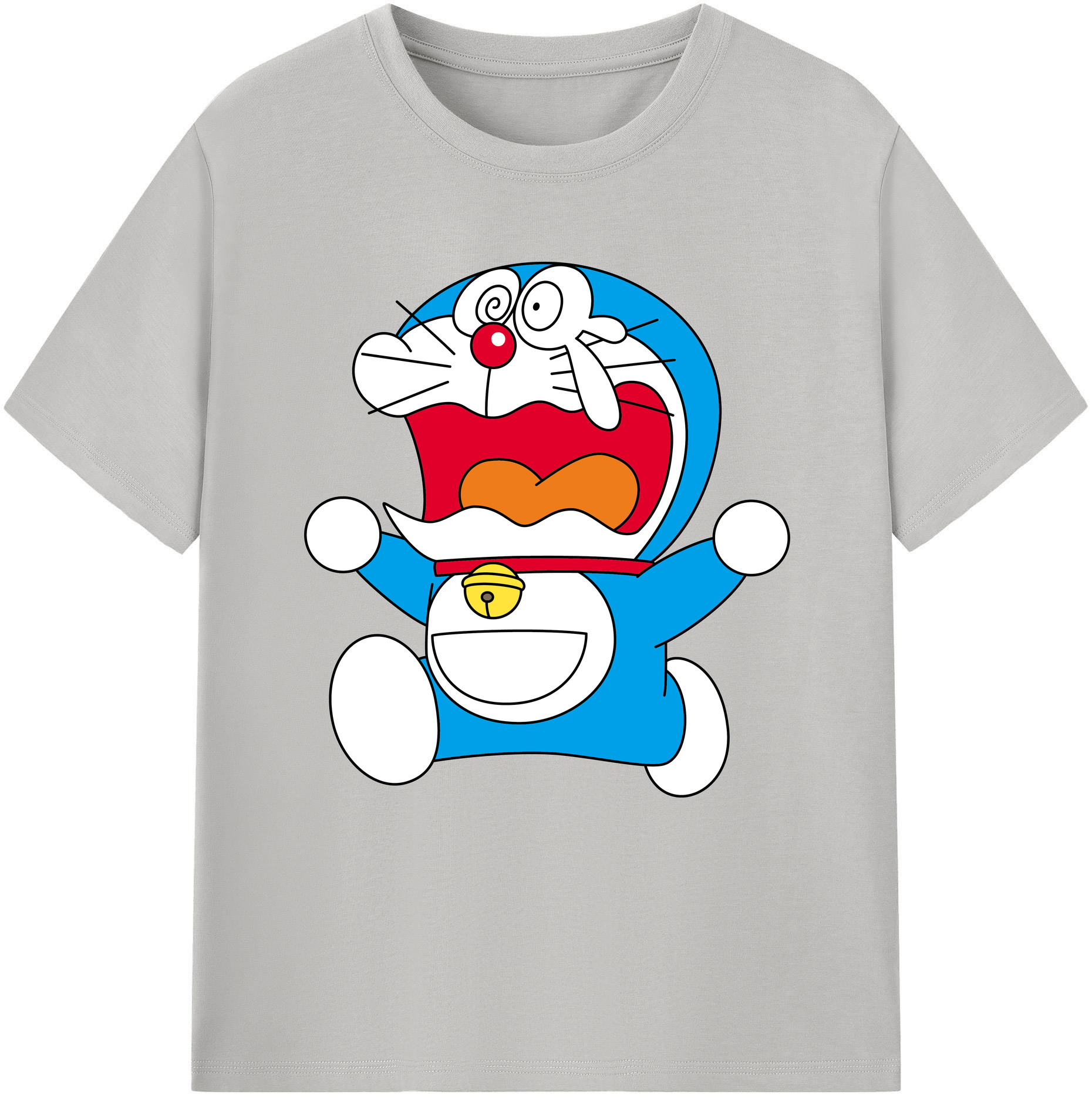 （画像用） ドラえもん Doraemon レディースカジュアルプリントTシャツ（綿100％）