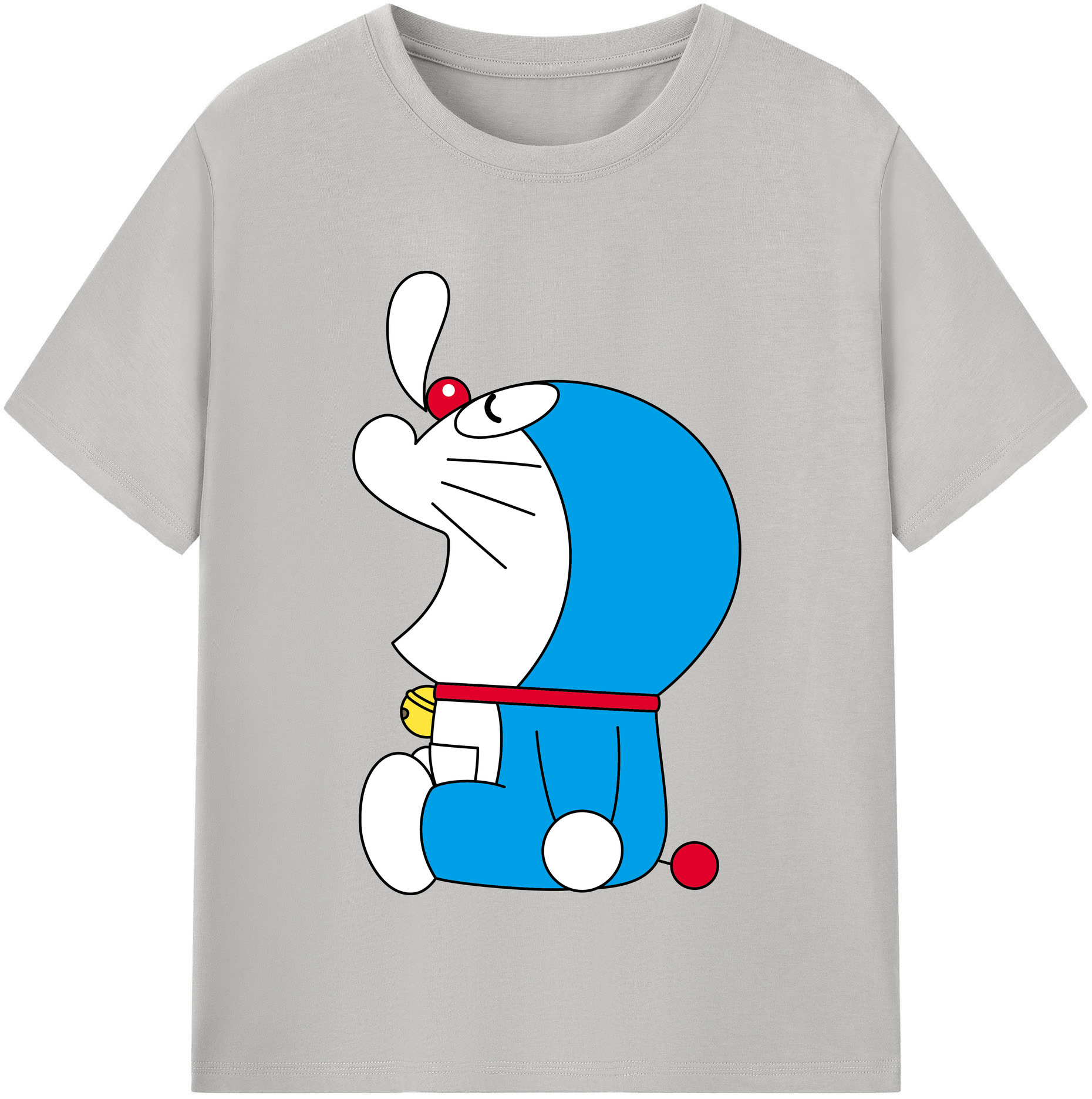 （画像用） ドラえもん Doraemon レディースカジュアルプリントTシャツ（綿100％）