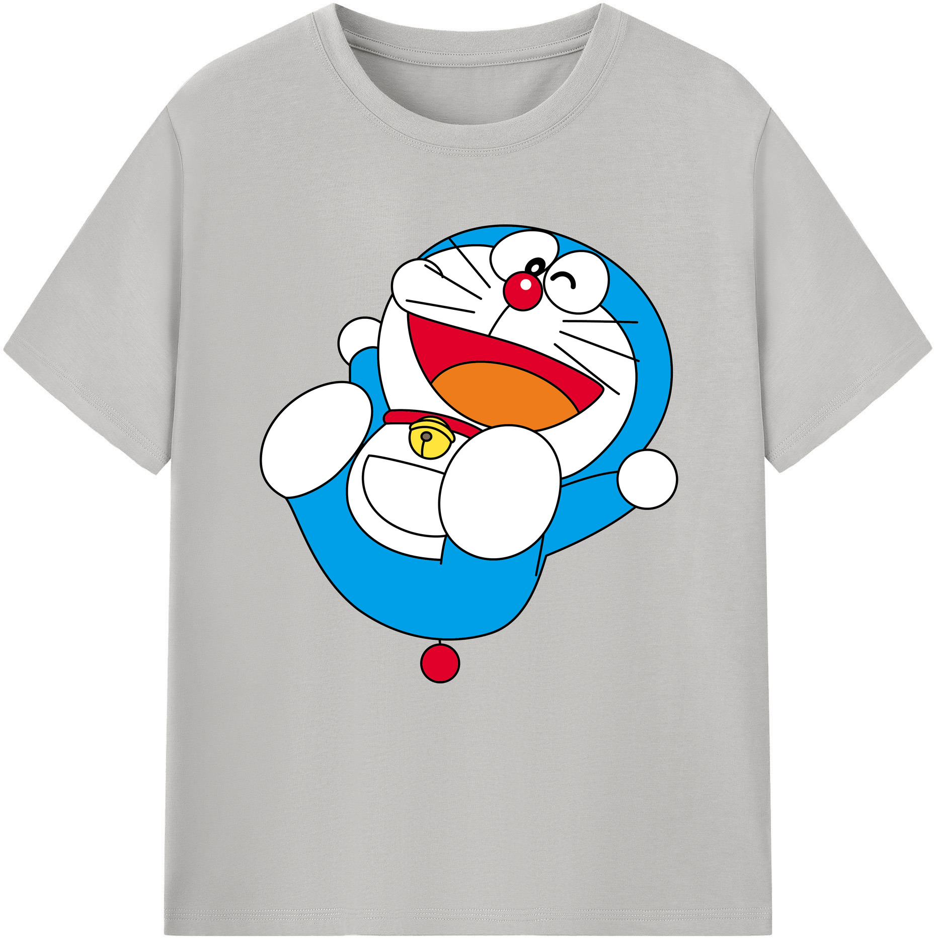 （画像用） ドラえもん Doraemon レディースカジュアルプリントTシャツ（綿100％）