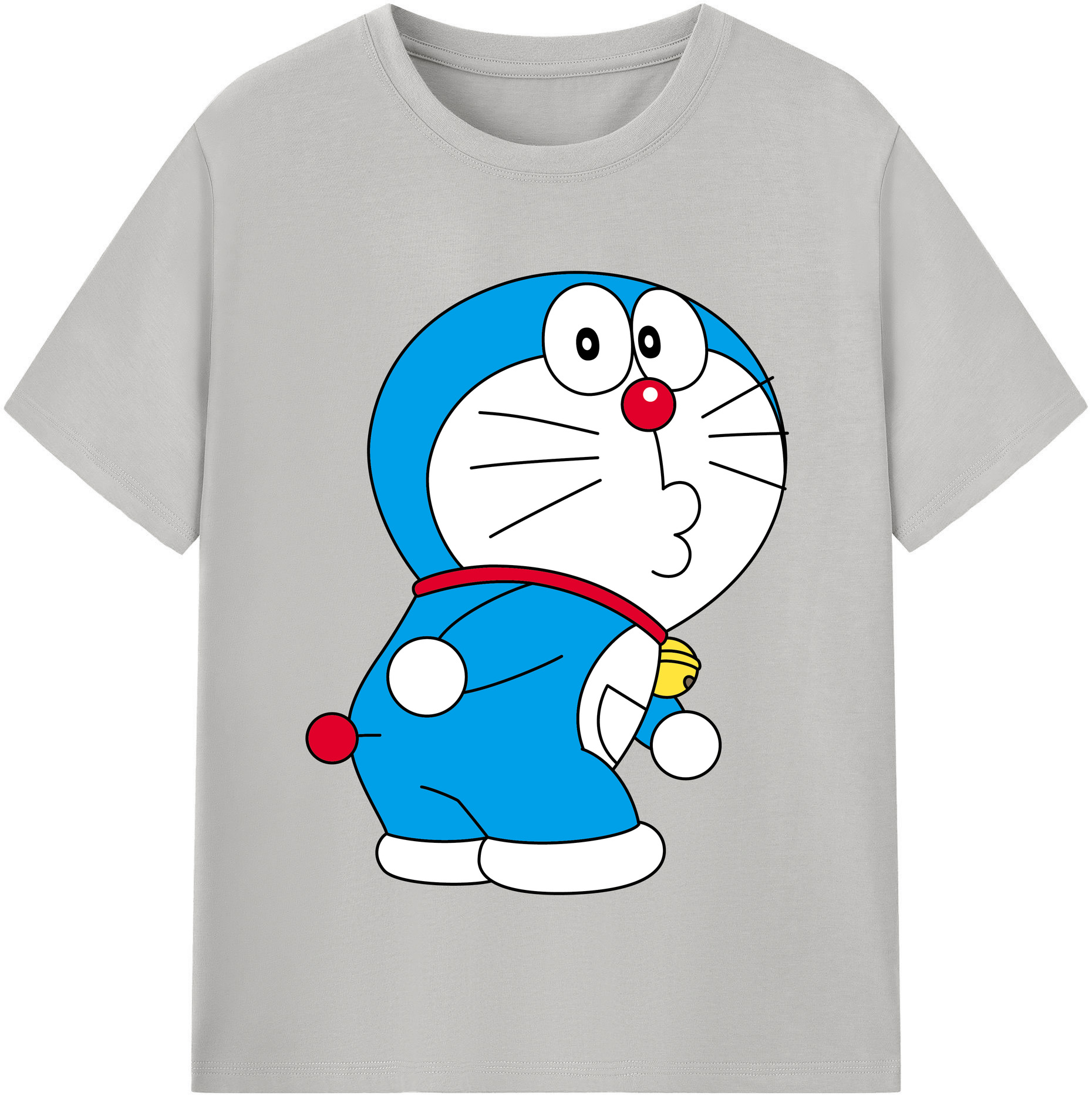 （画像用） ドラえもん Doraemon レディースカジュアルプリントTシャツ（綿100％）