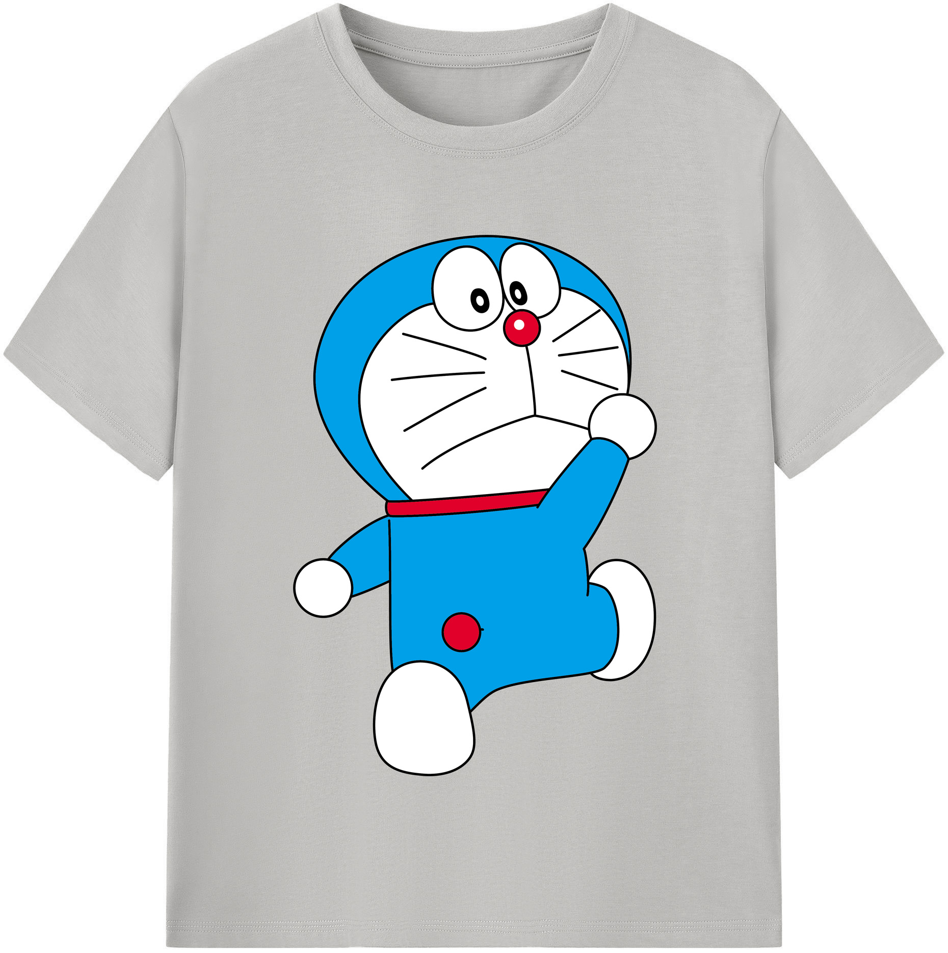 （画像用） ドラえもん Doraemon レディースカジュアルプリントTシャツ（綿100％）