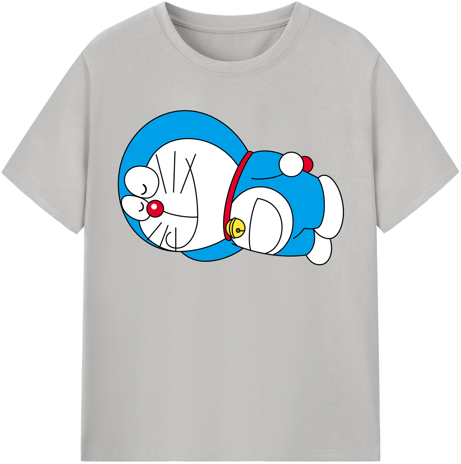 （画像用） ドラえもん Doraemon レディースカジュアルプリントTシャツ（綿100％）