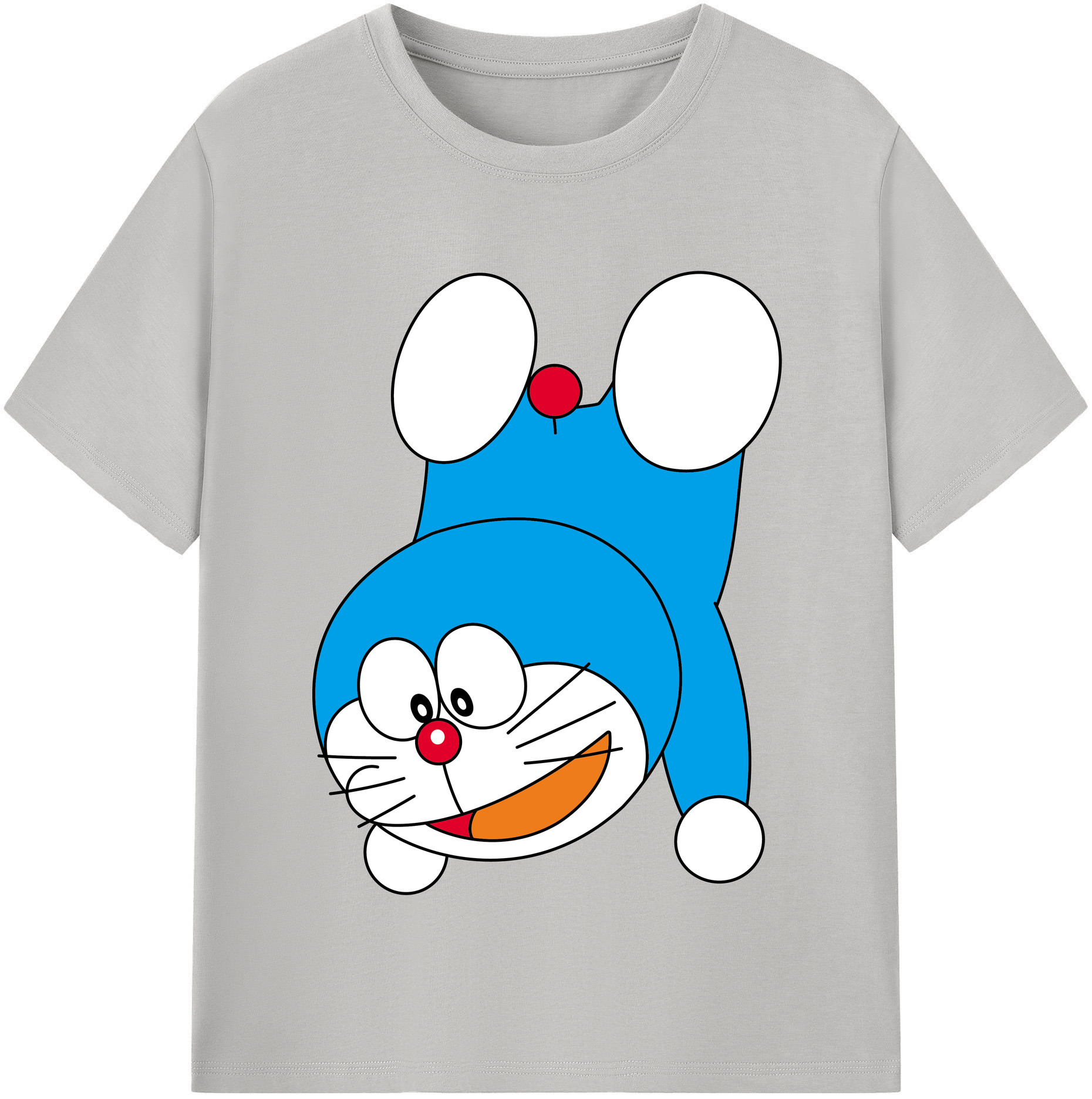 （画像用） ドラえもん Doraemon レディースカジュアルプリントTシャツ（綿100％）