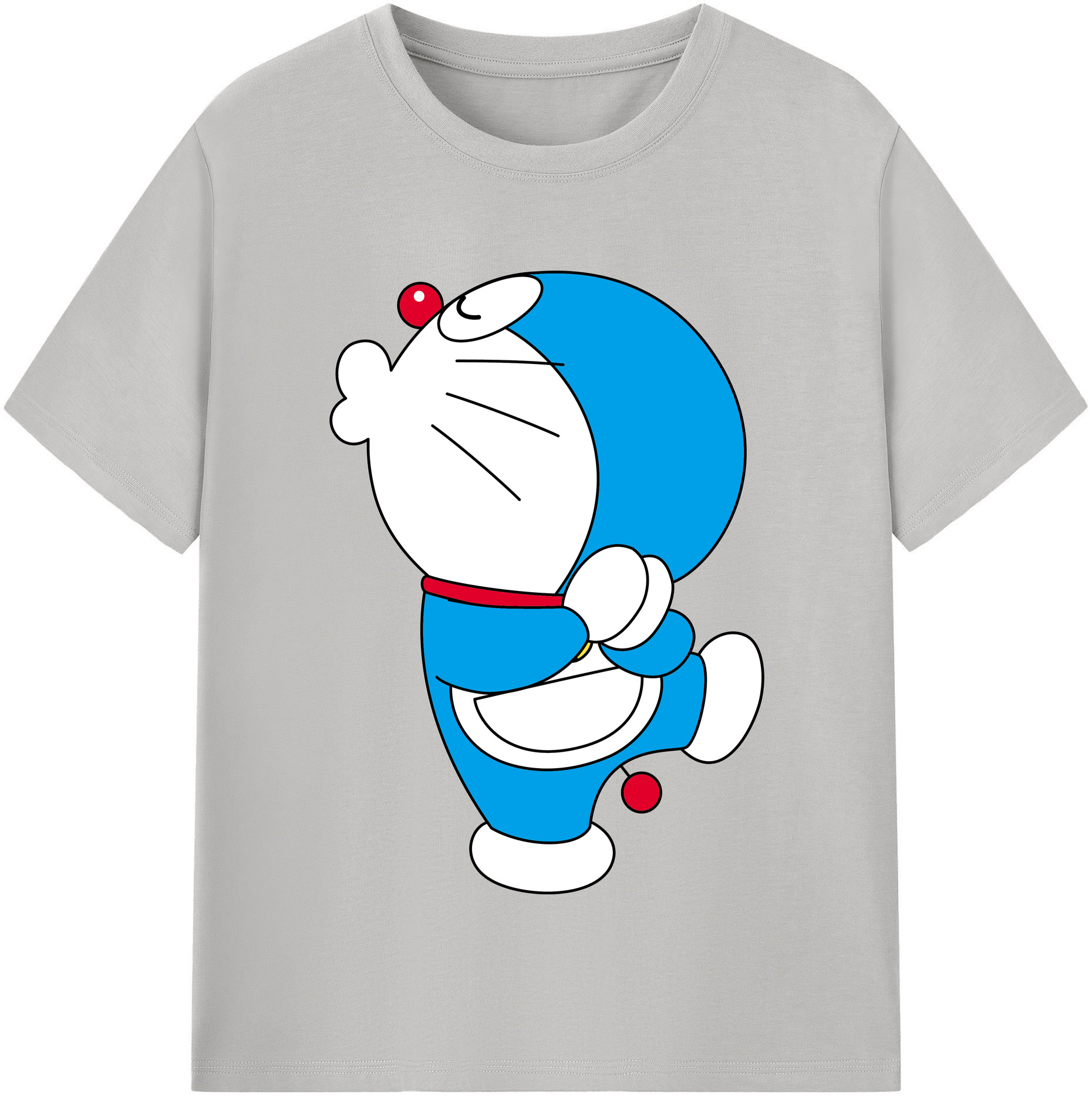 （画像用） ドラえもん Doraemon レディースカジュアルプリントTシャツ（綿100％）
