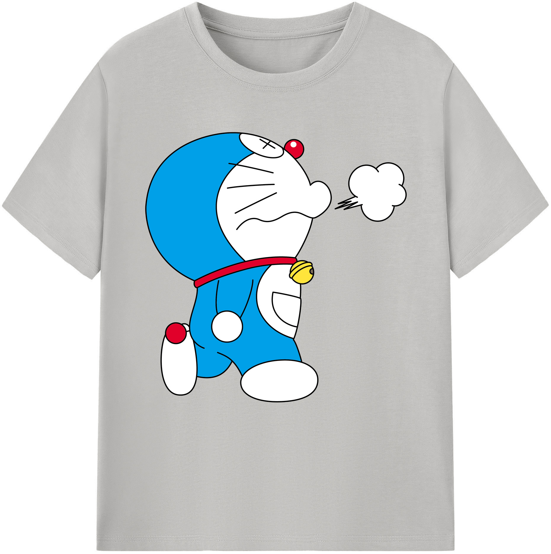 （画像用） ドラえもん Doraemon レディースカジュアルプリントTシャツ（綿100％）