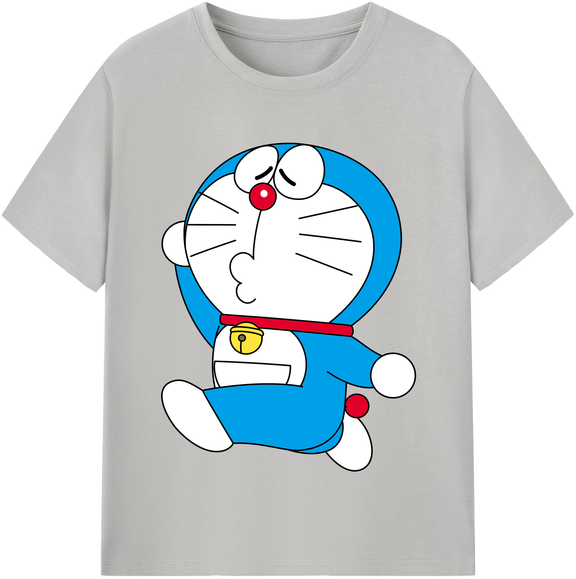 （画像用） ドラえもん Doraemon レディースカジュアルプリントTシャツ（綿100％）