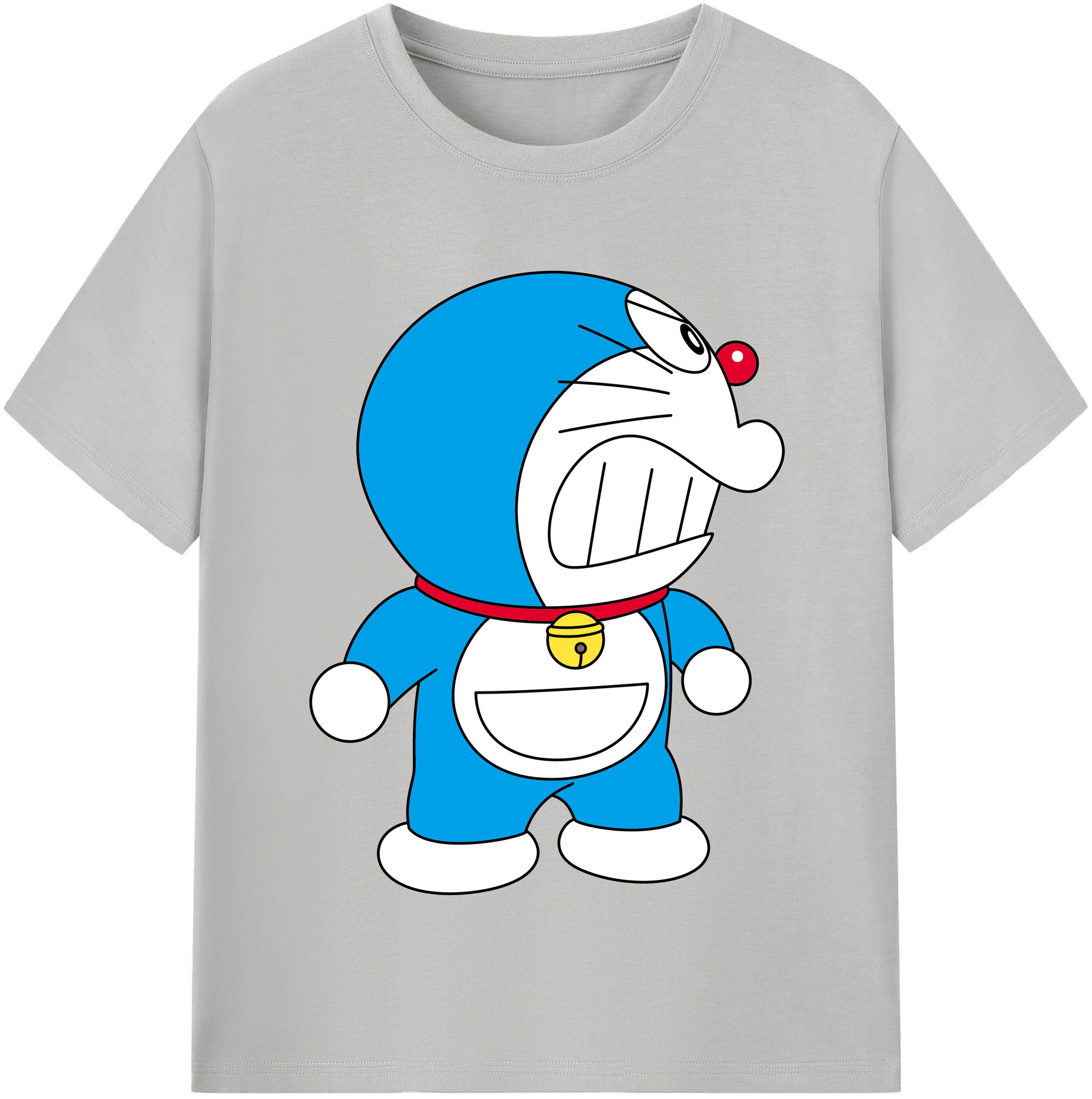 （画像用） ドラえもん Doraemon レディースカジュアルプリントTシャツ（綿100％）