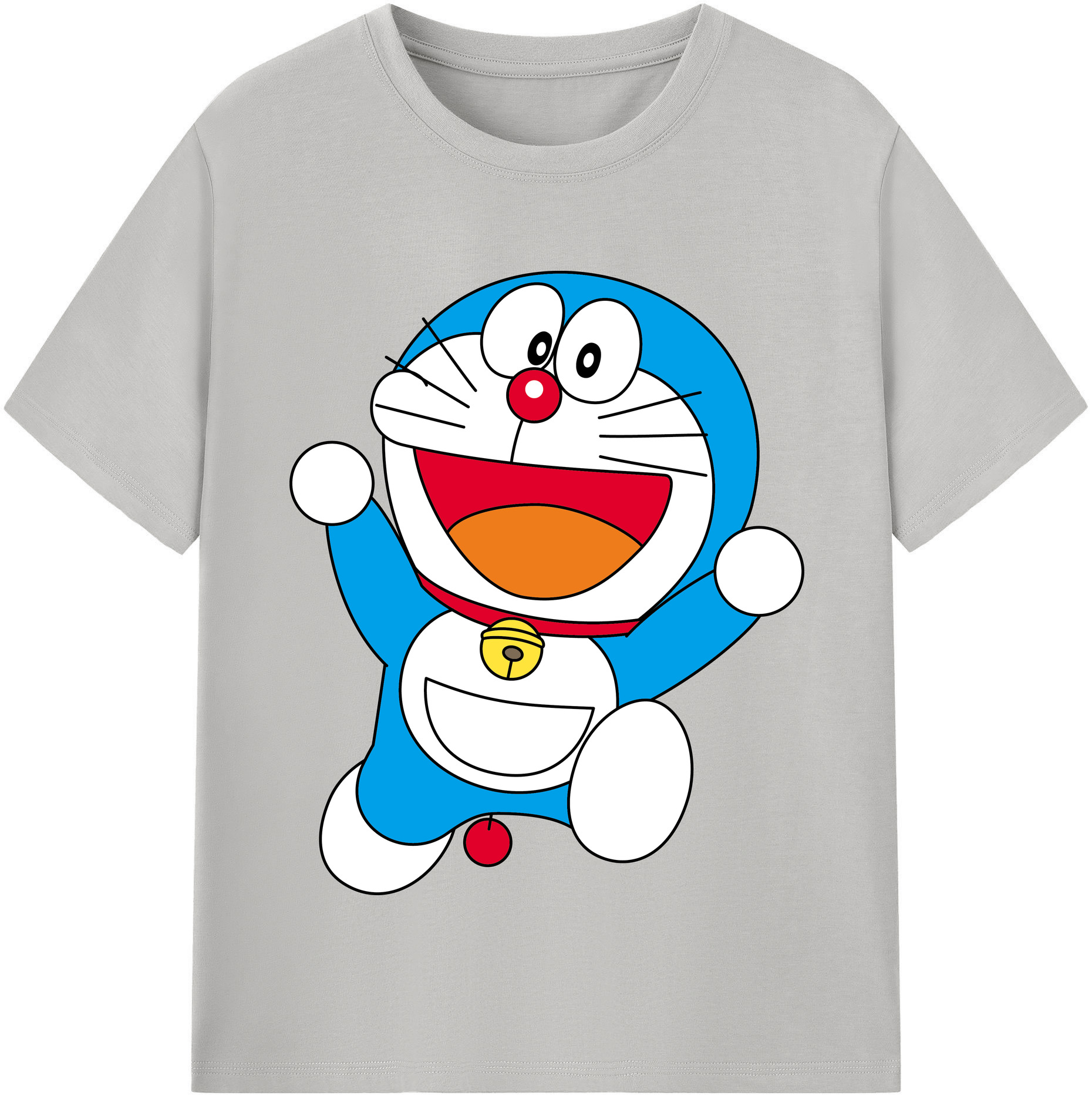（画像用） ドラえもん Doraemon レディースカジュアルプリントTシャツ（綿100％）