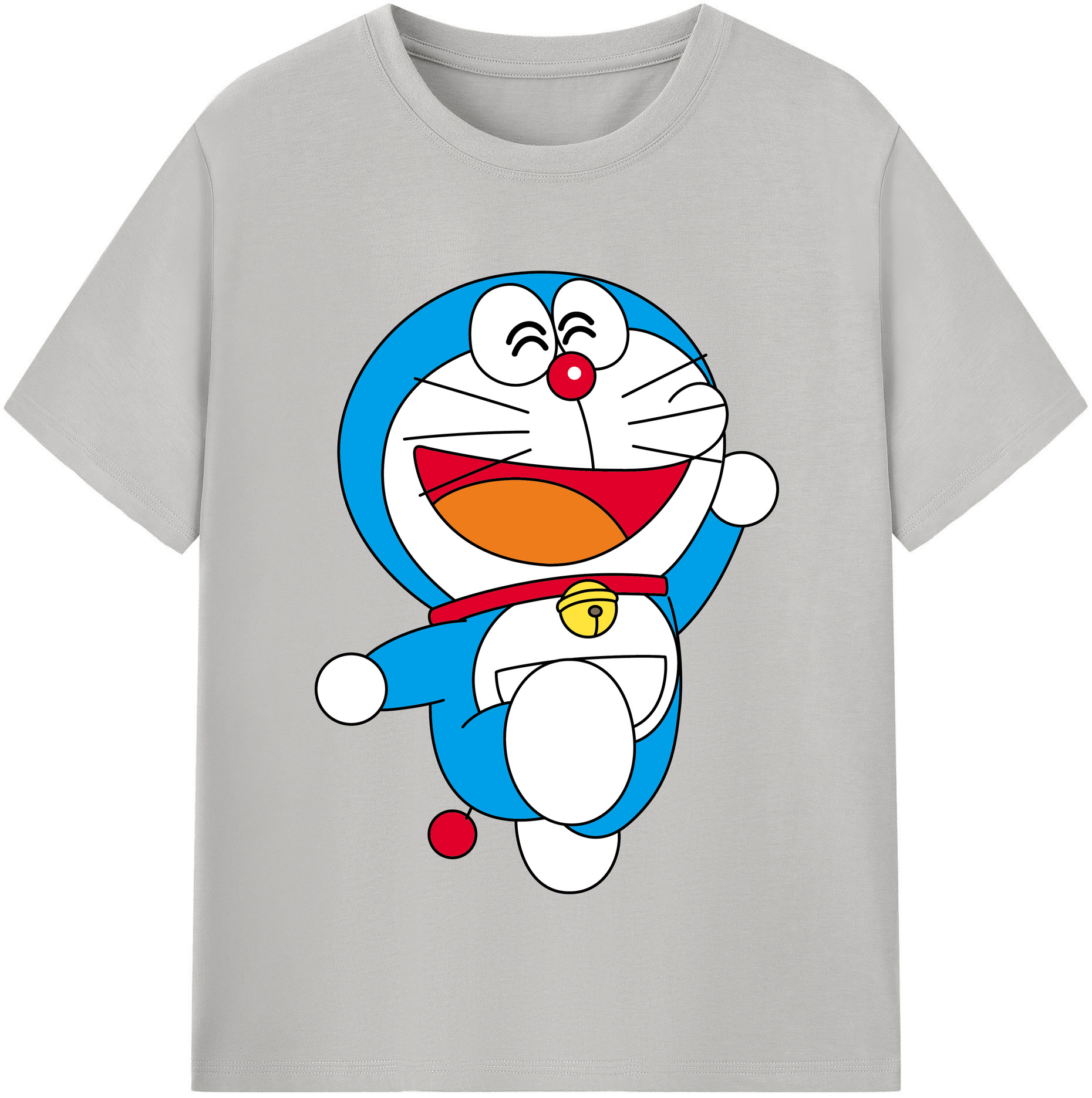 （画像用） ドラえもん Doraemon レディースカジュアルプリントTシャツ（綿100％）