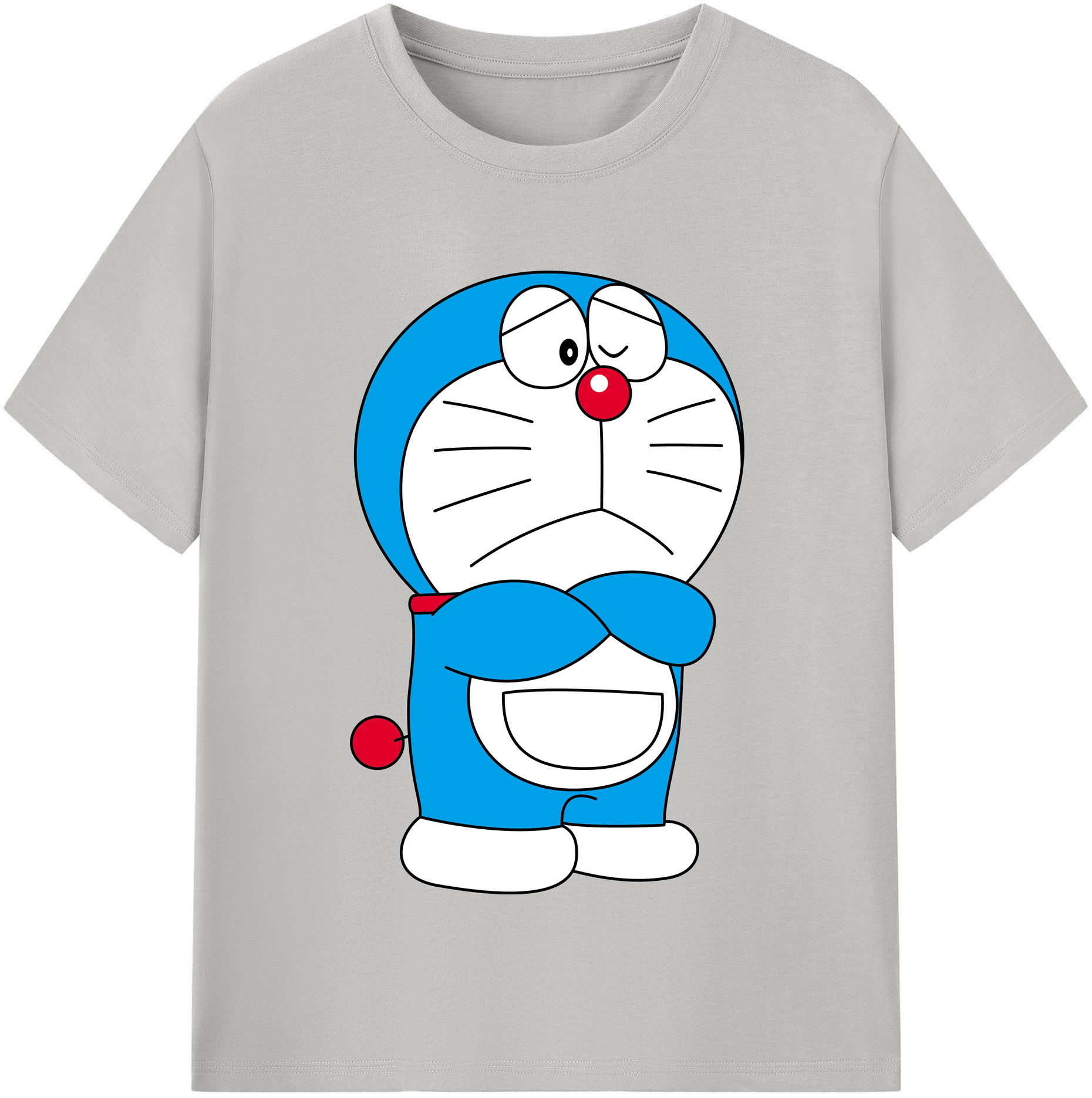 （画像用） ドラえもん Doraemon レディースカジュアルプリントTシャツ（綿100％）