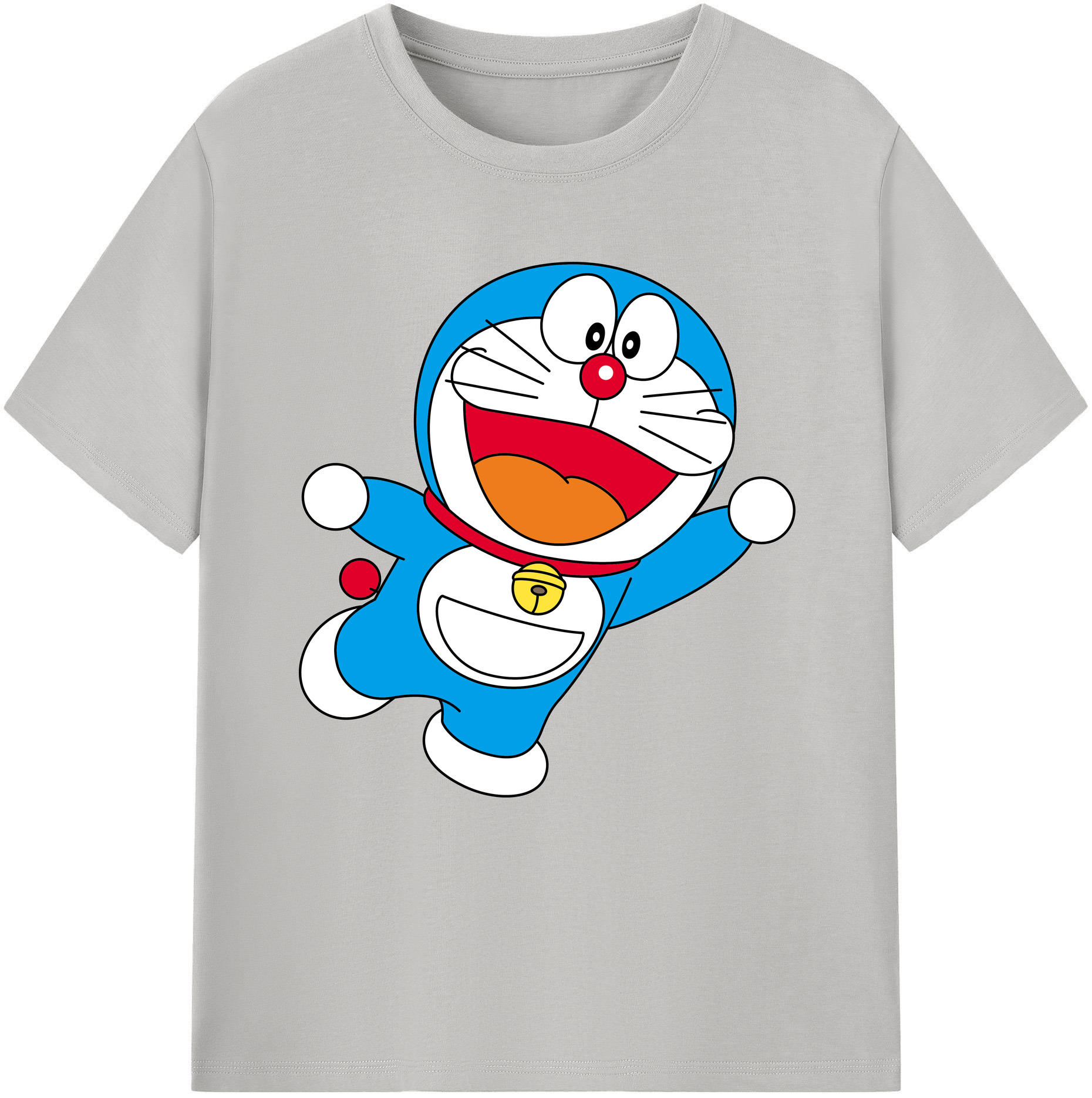 （画像用） ドラえもん Doraemon レディースカジュアルプリントTシャツ（綿100％）