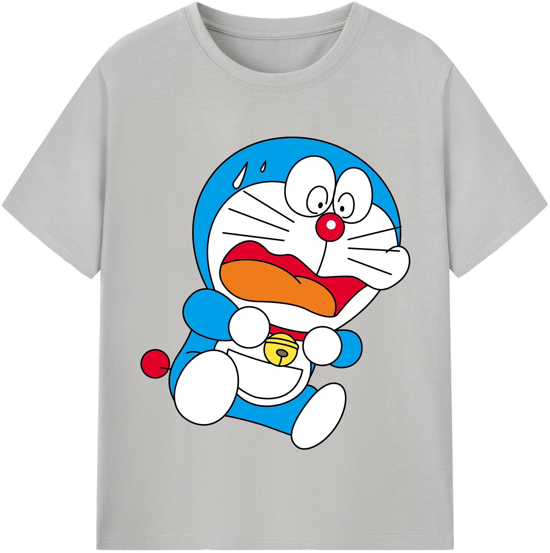 （画像用） ドラえもん Doraemon レディースカジュアルプリントTシャツ（綿100％）