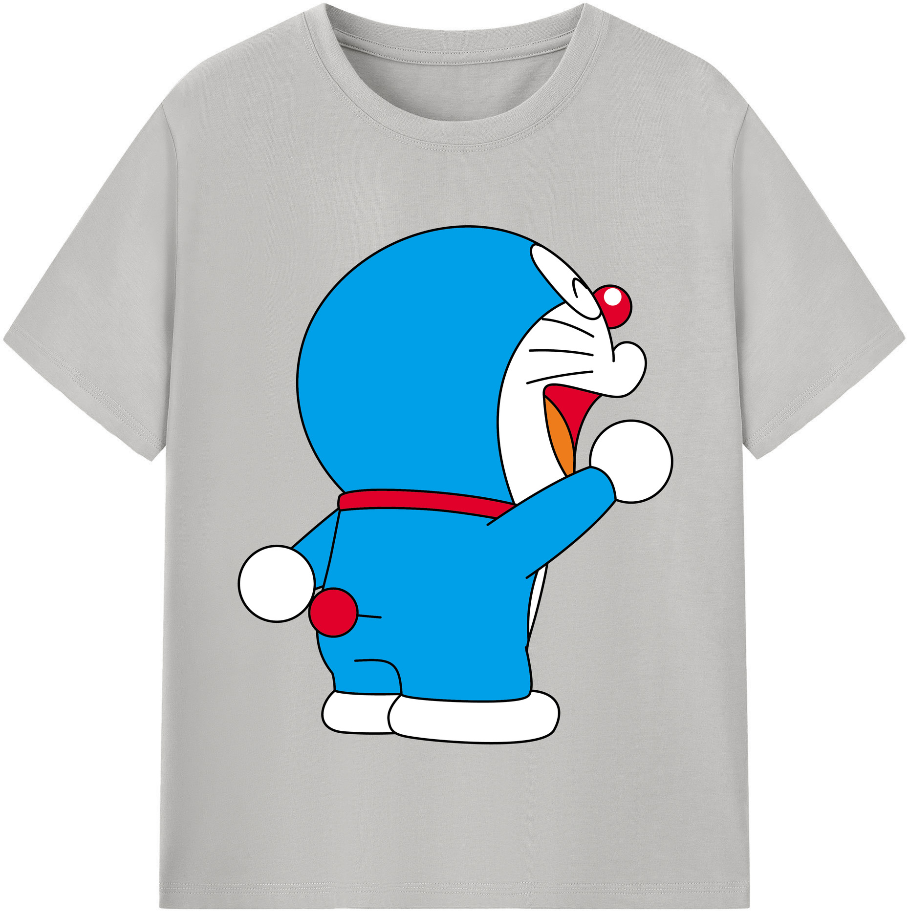 （画像用） ドラえもん Doraemon レディースカジュアルプリントTシャツ（綿100％）