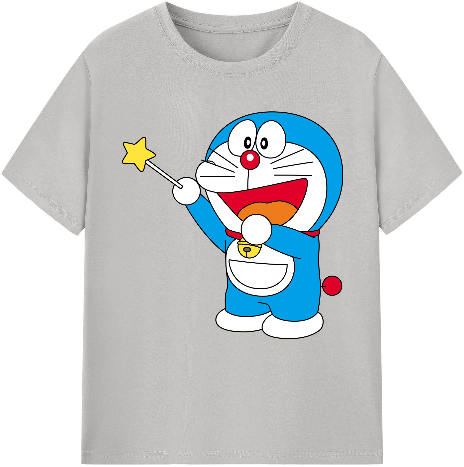 （画像用） ドラえもん Doraemon レディースカジュアルプリントTシャツ（綿100％）