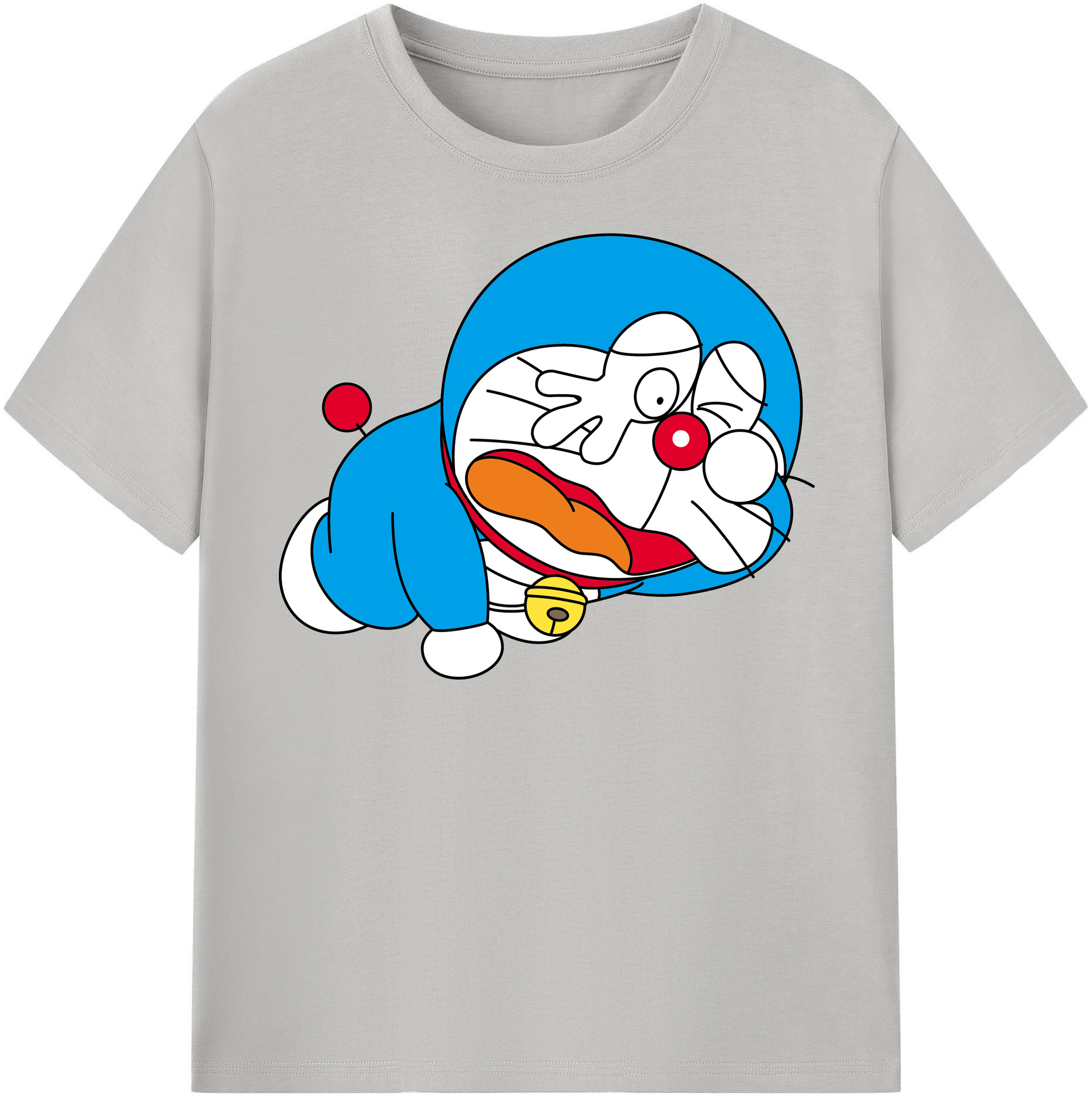 （画像用） ドラえもん Doraemon レディースカジュアルプリントTシャツ（綿100％）