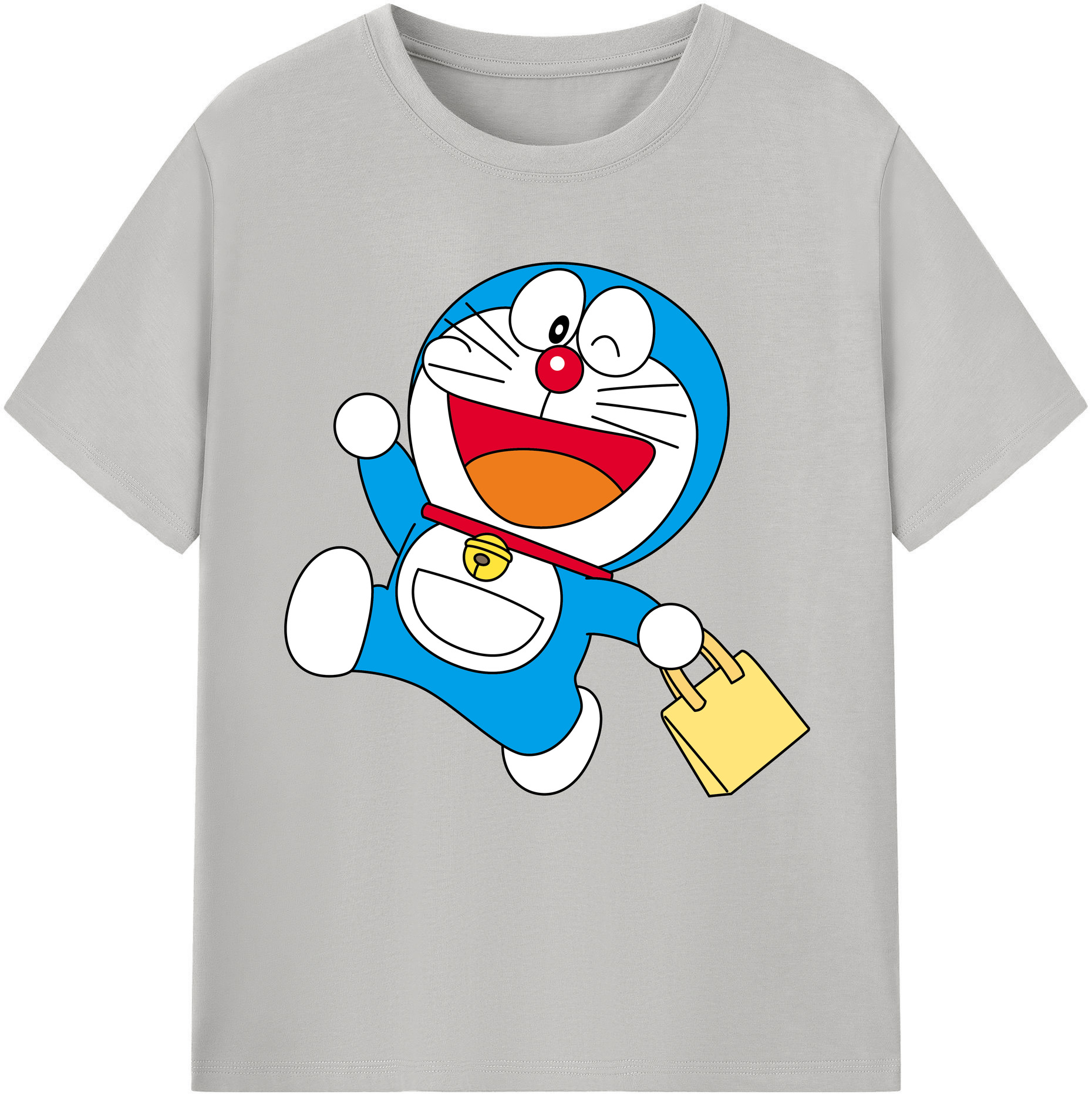 （画像用） ドラえもん Doraemon レディースカジュアルプリントTシャツ（綿100％）