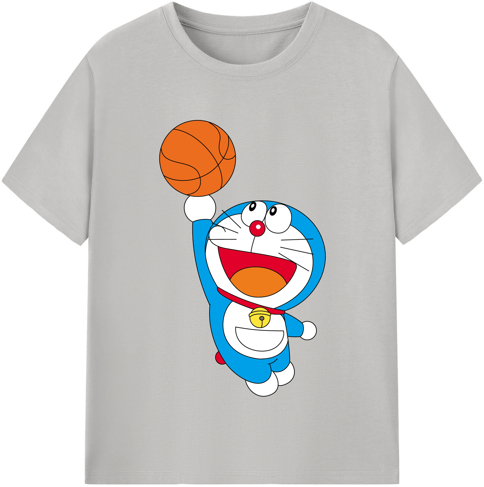 （画像用） ドラえもん Doraemon レディースカジュアルプリントTシャツ（綿100％）